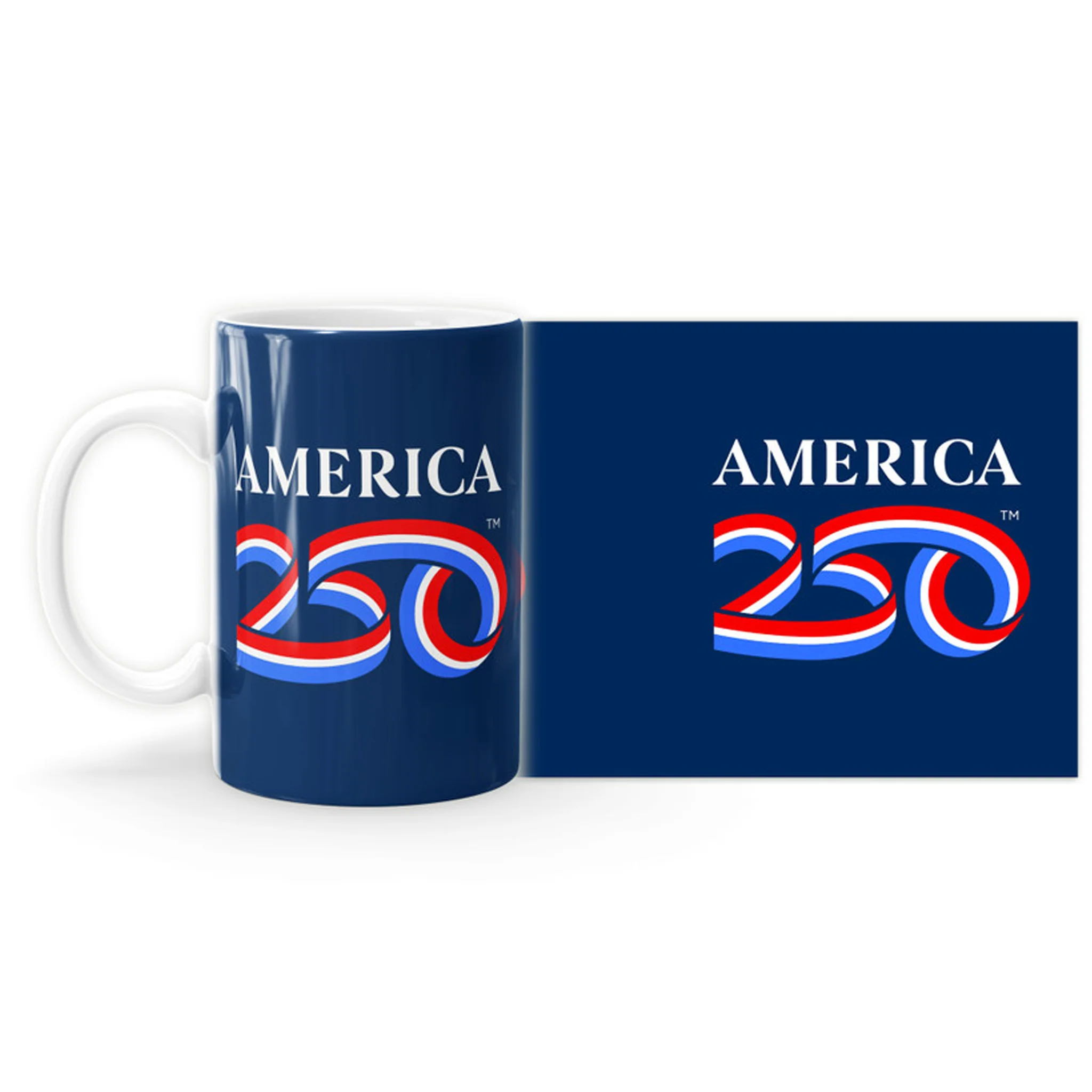 America 250th Birthday Official Logo Coffee Mug - Image 2