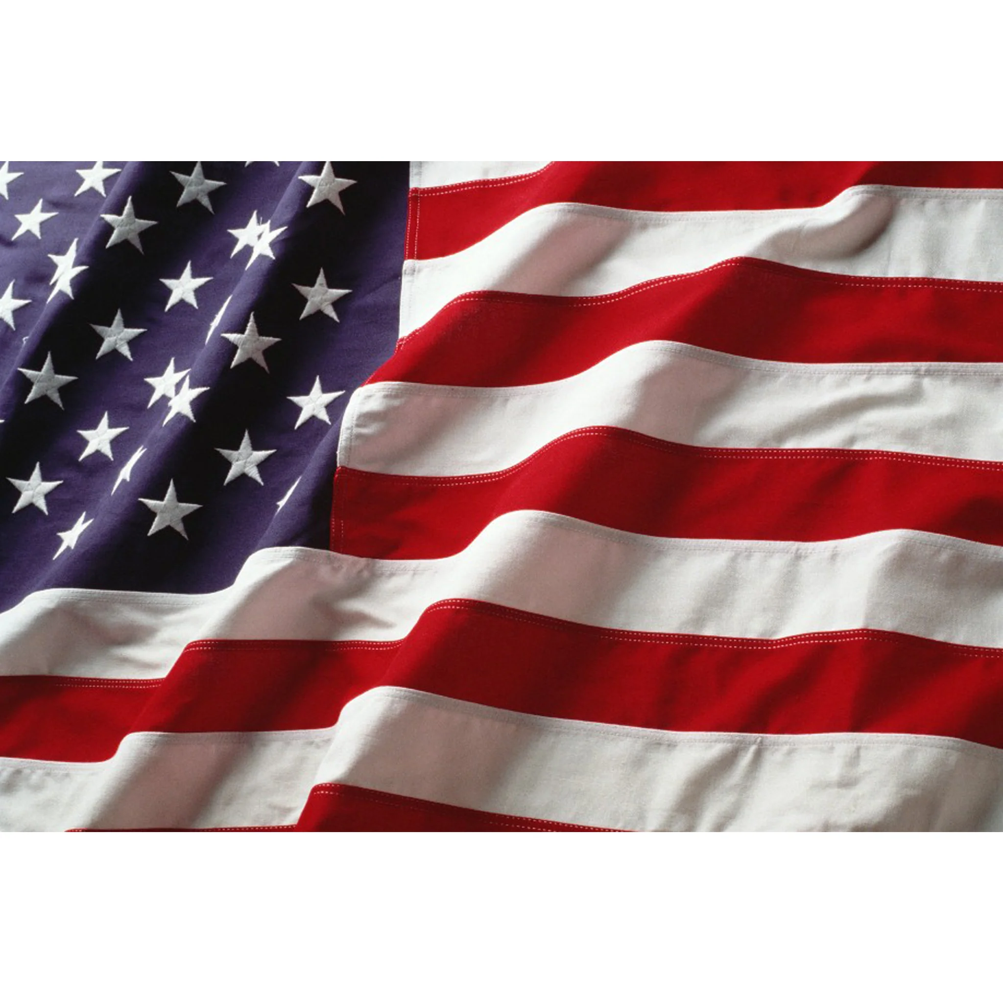 American Flag 3' x 5' Cotton Commercial Grade - Image 2