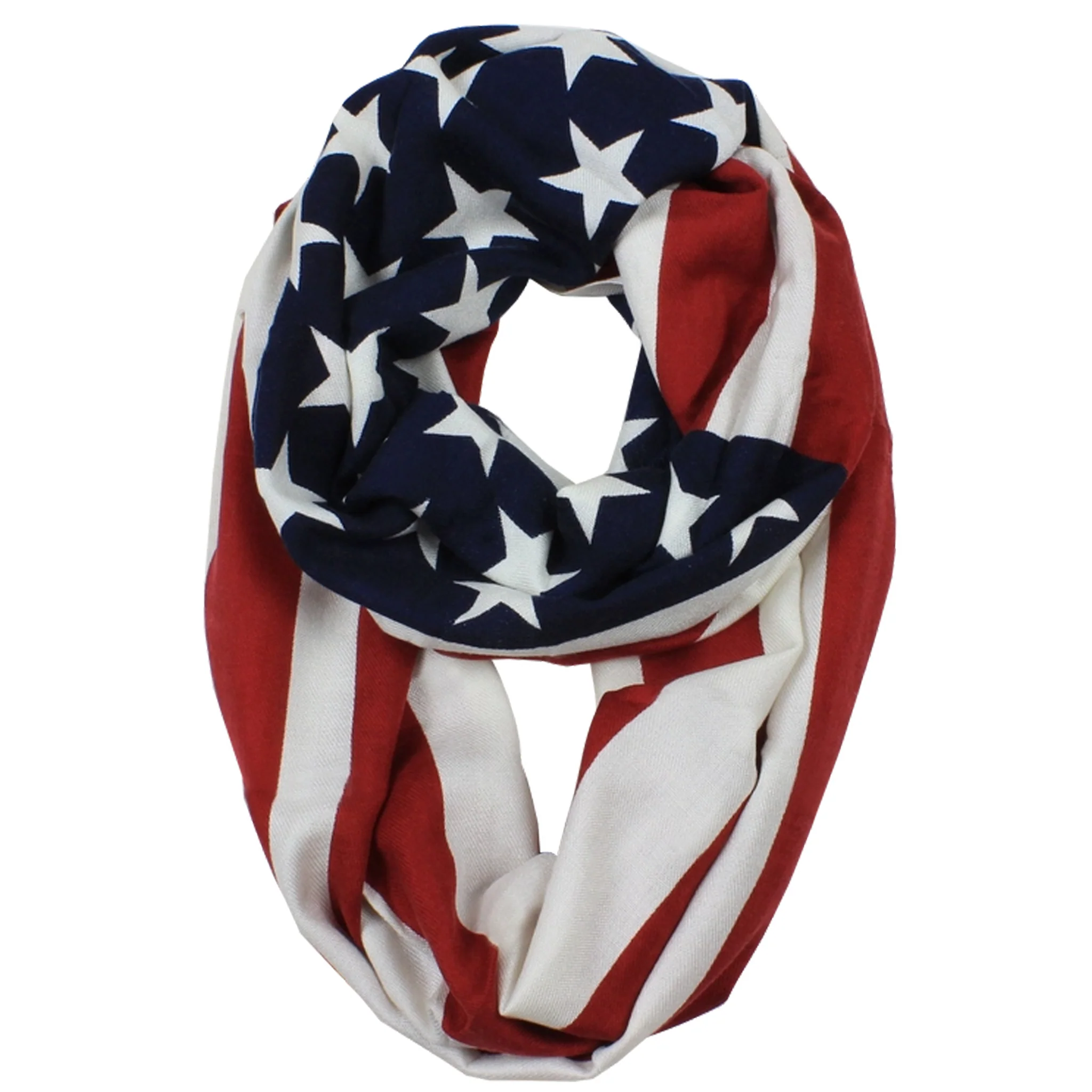 American Flag Infinity Scarf