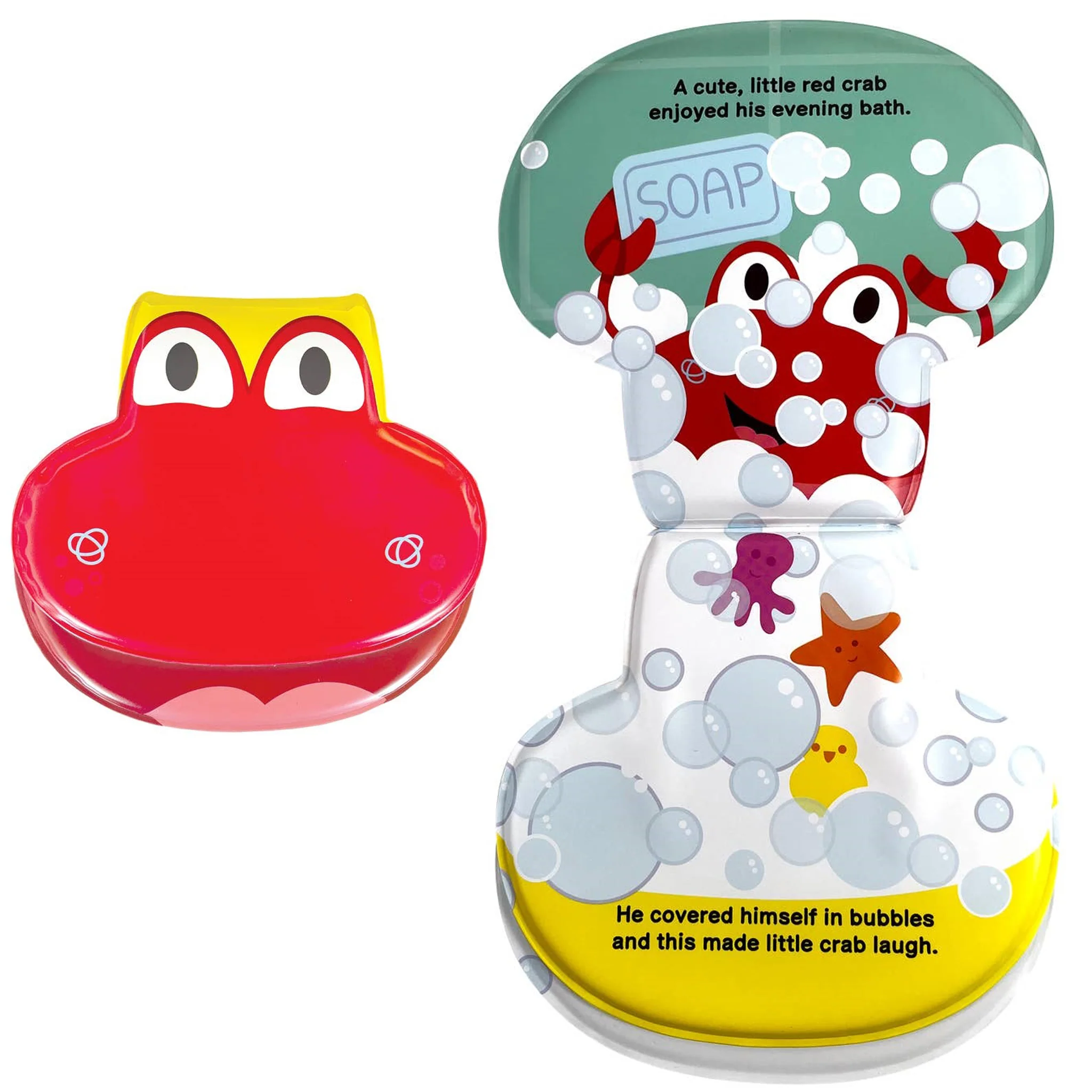 Bath Time For Little Crab - Swimming Crab Toy and Book - Image 3