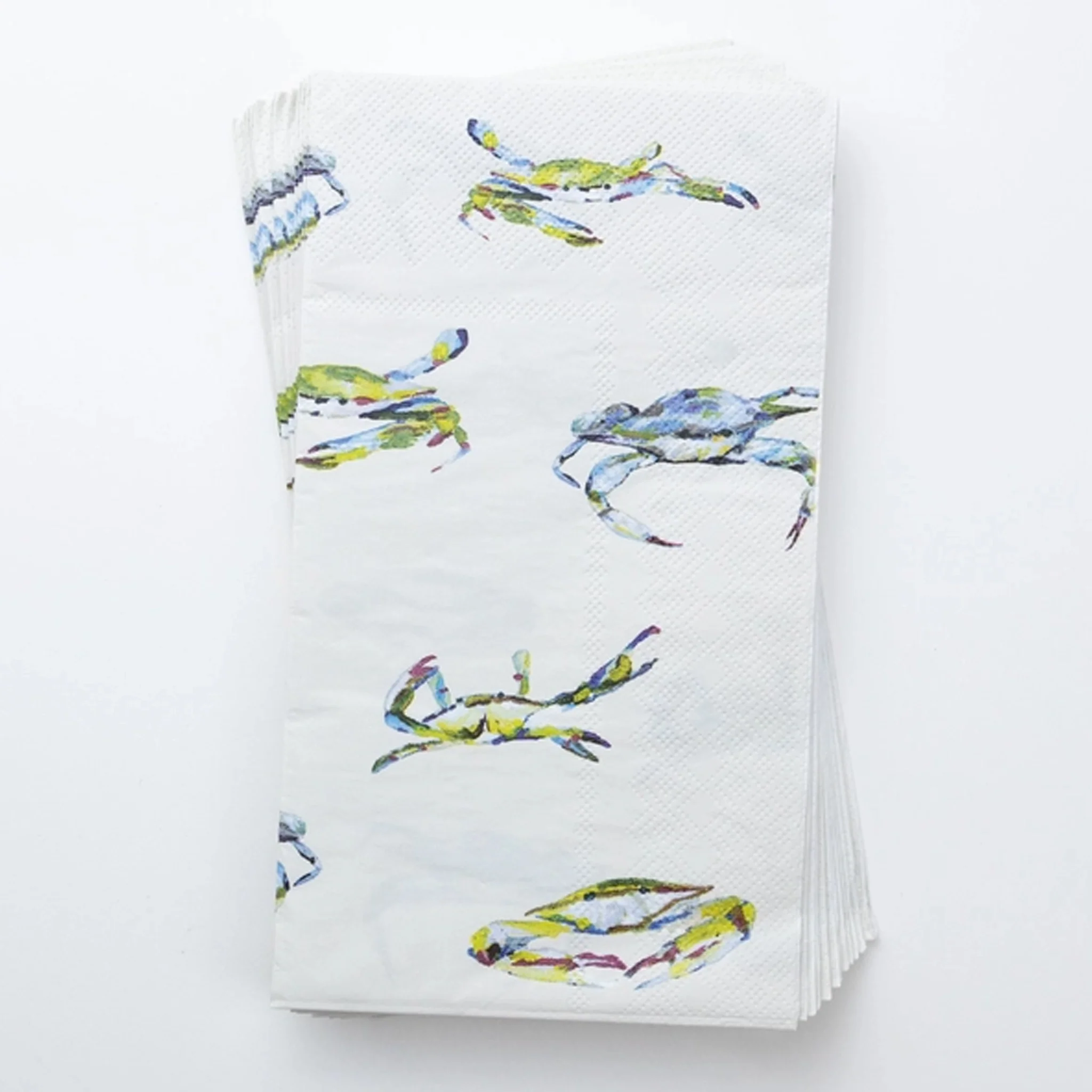 Bay Blues Multi Crab Guest Towel Paper Lunch Napkins - Image 2