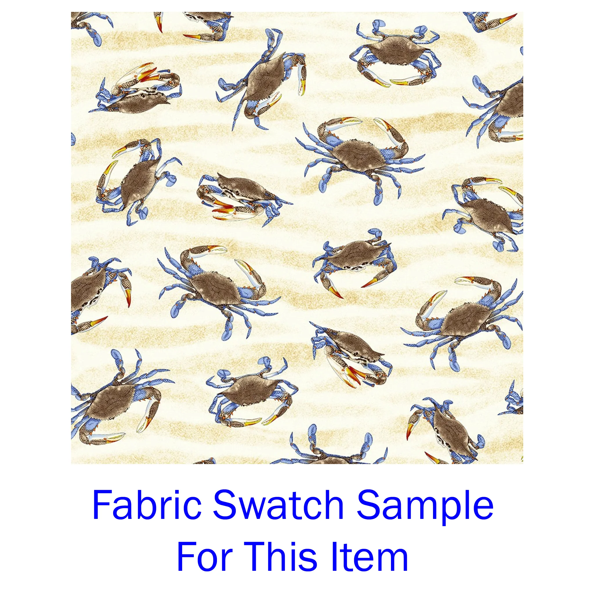 Blue Crab Natural Background Microwave Bowl Cozy Potholder - Image 4