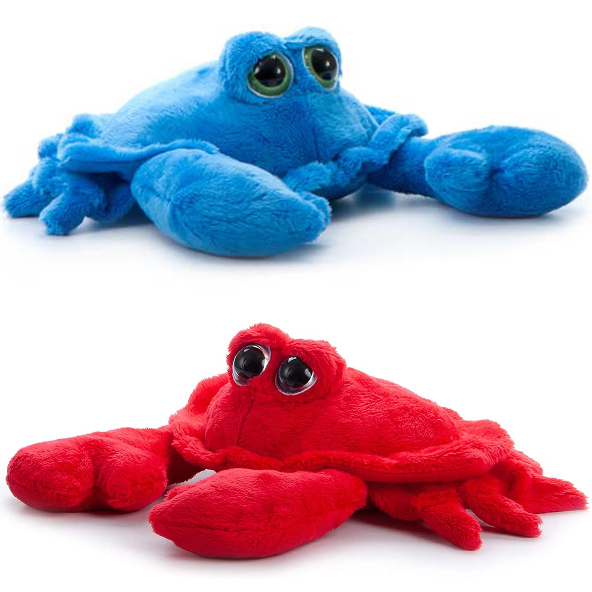 Bright Eyes Crab Plush Toy Red or Blue