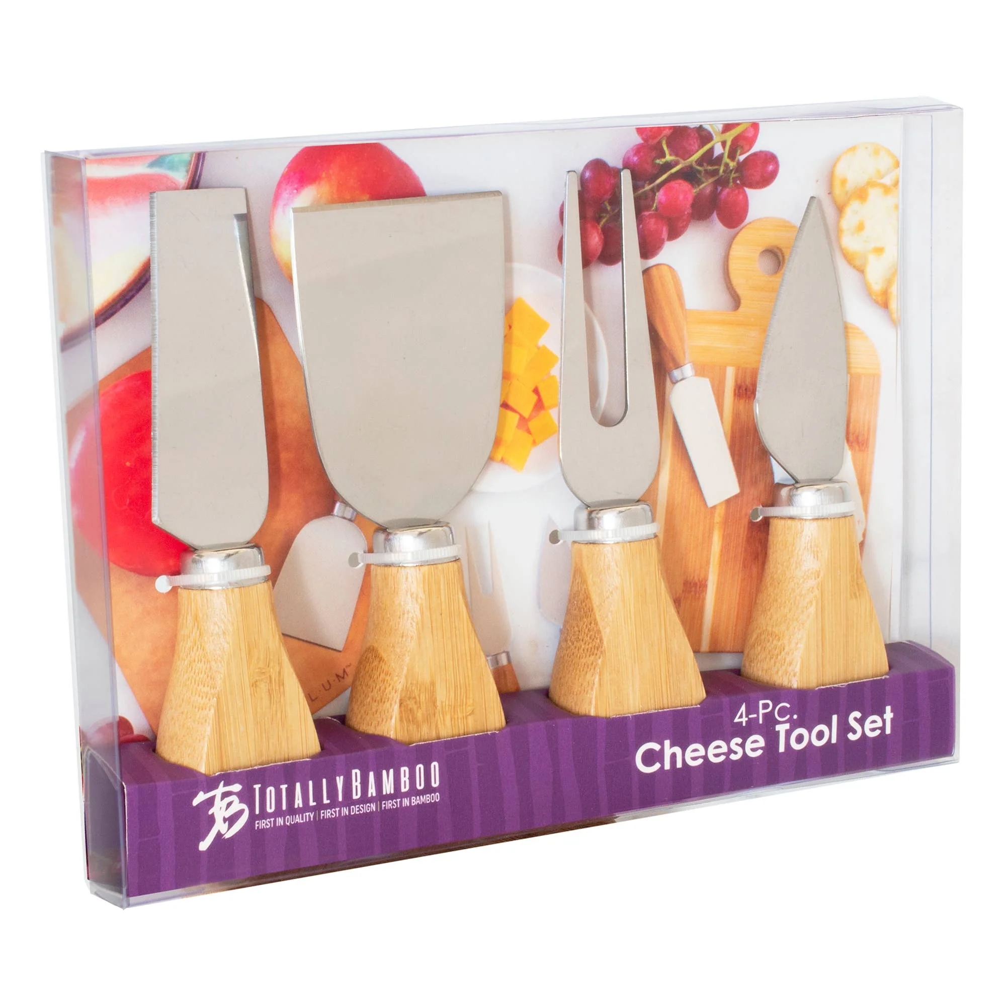 Cheese Tools Bamboo Set of 4 Boxed - Image 3