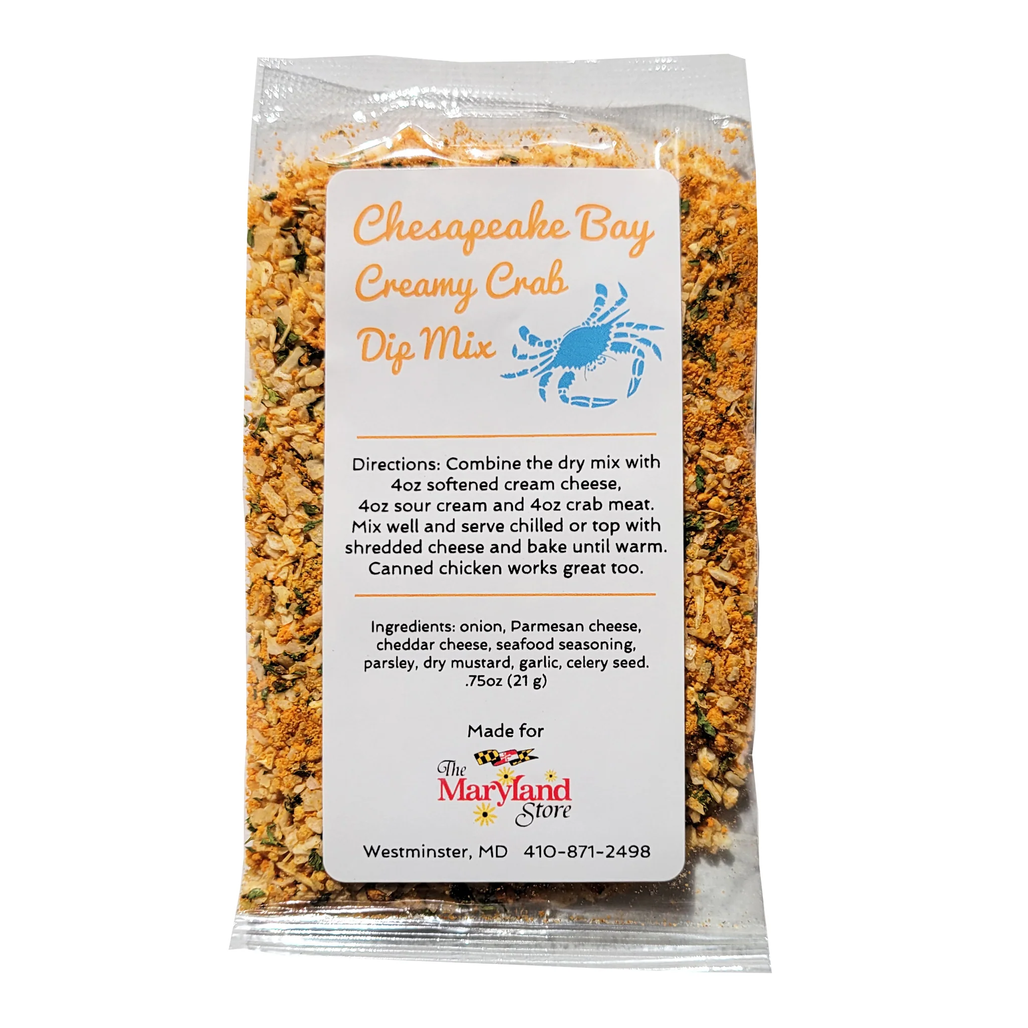 Chesapeake Bay Creamy Crab Dip Mix - Mini