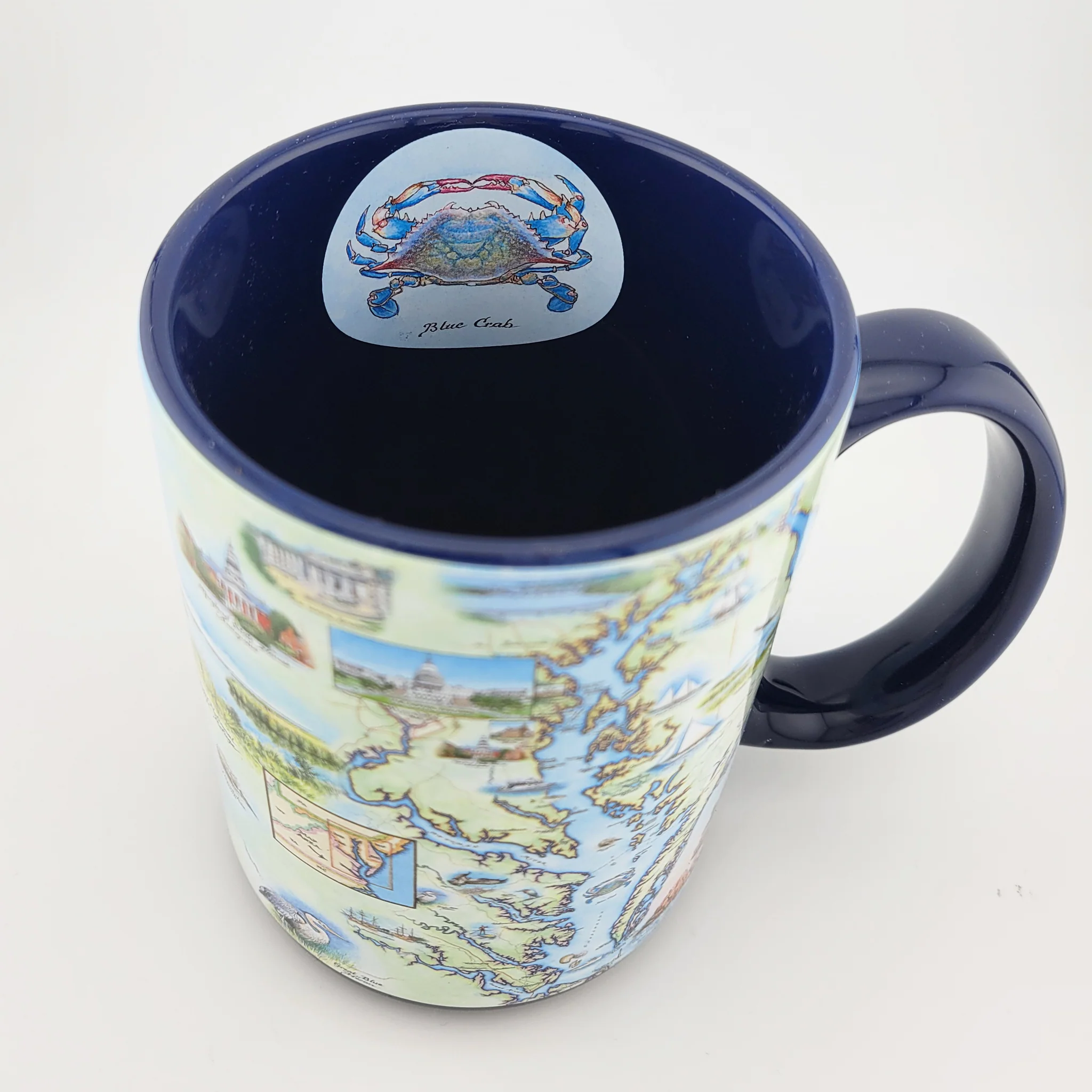 Chesapeake Bay Map Ceramic Coffee Mug - Image 4