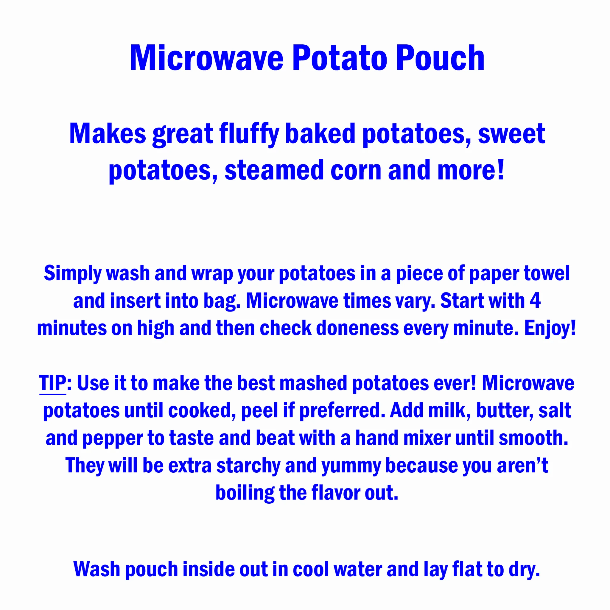 Crab Microwave Potato Pouch Assorted Designs - Image 5