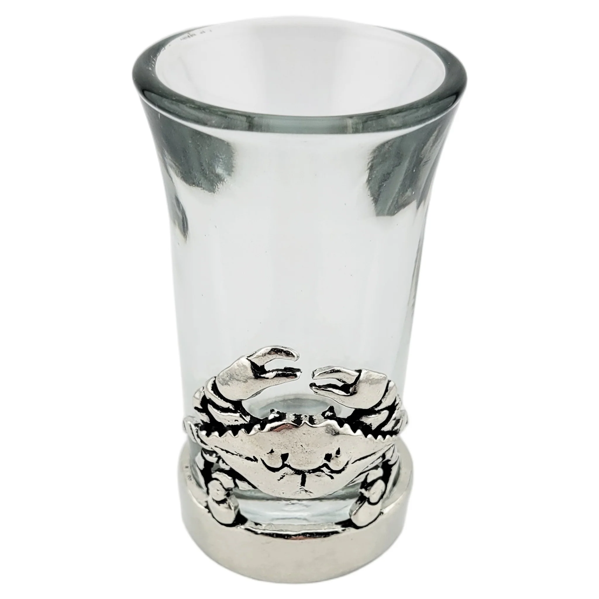 Crab Shot Glass Shooter Pewter