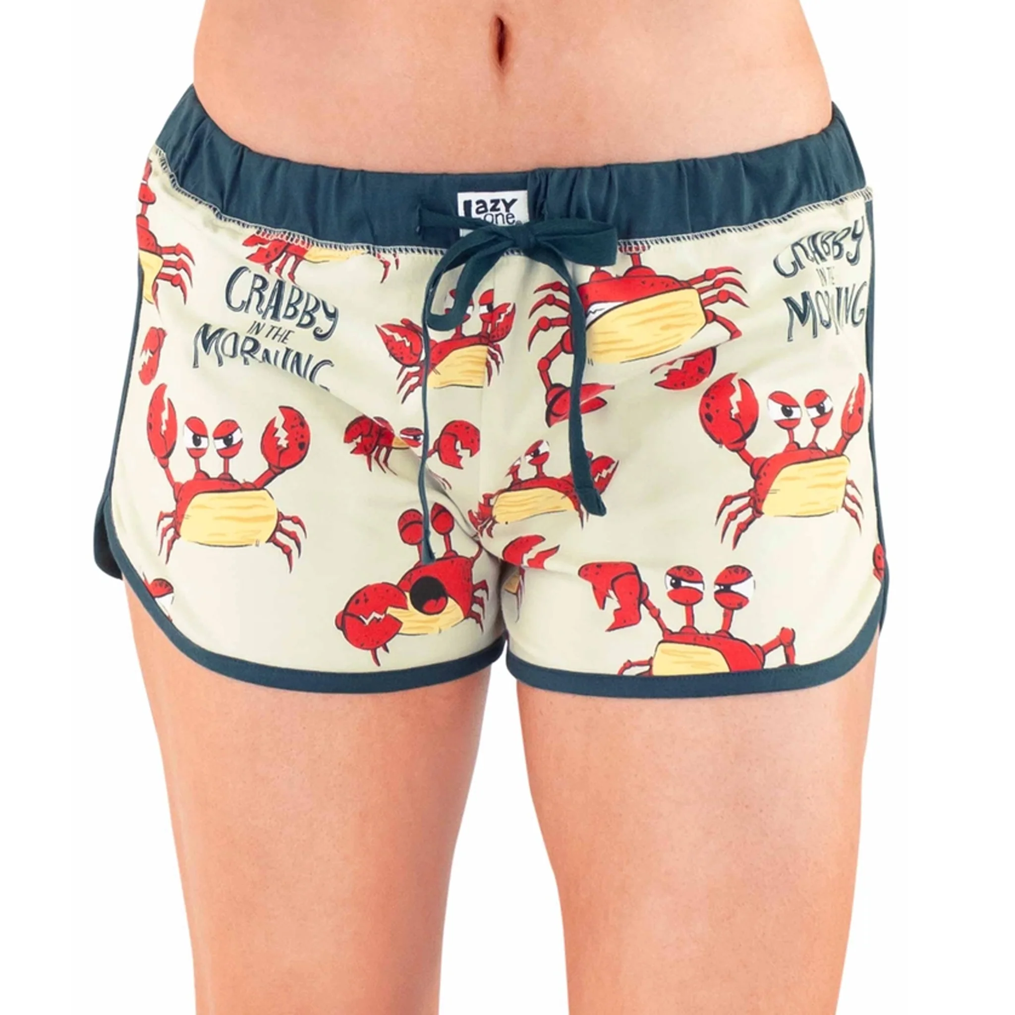 Crabby In The Morning Women's Pajama Shorts - Image 5