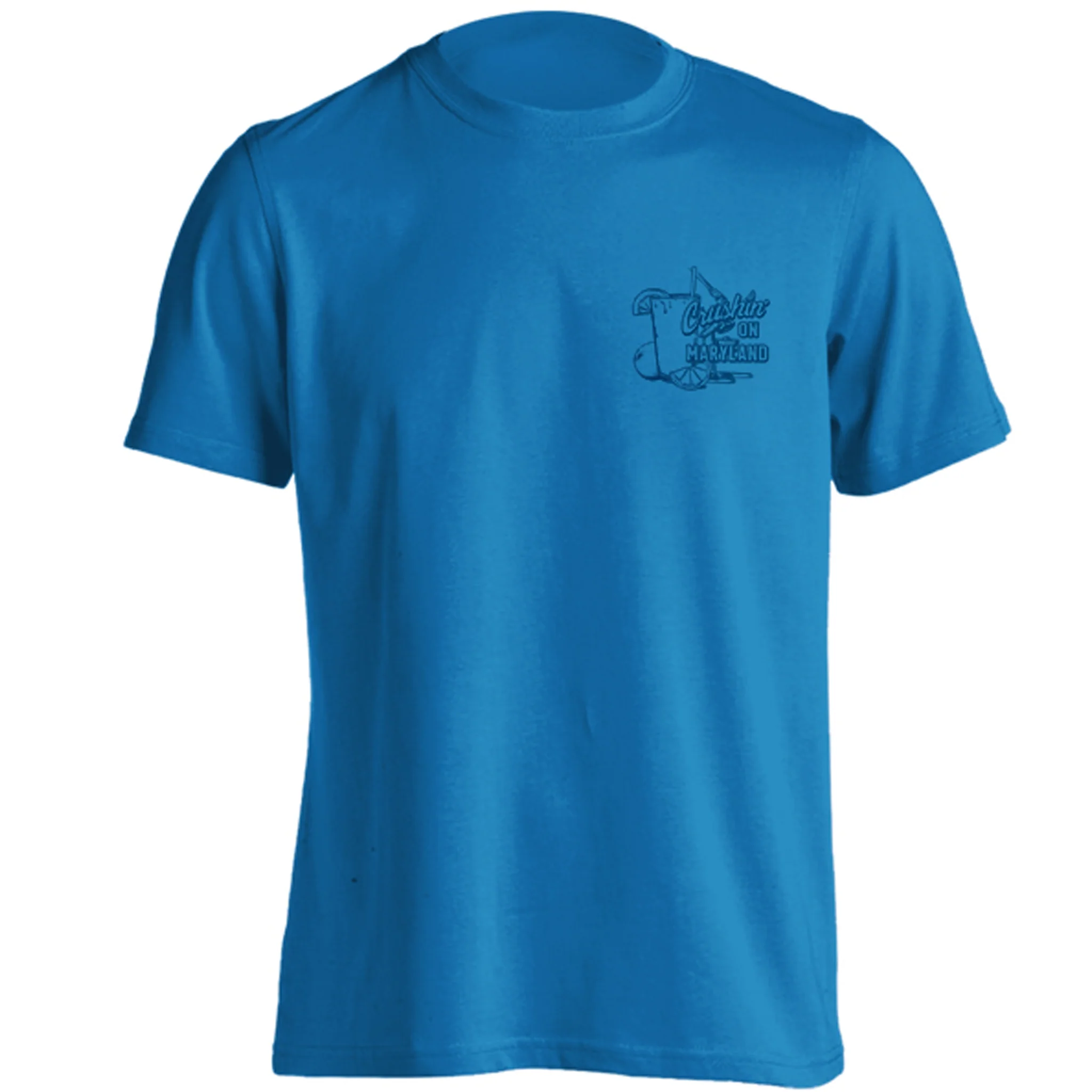 Crushin' On Maryland Orange Crush Blue T-Shirt - Image 2