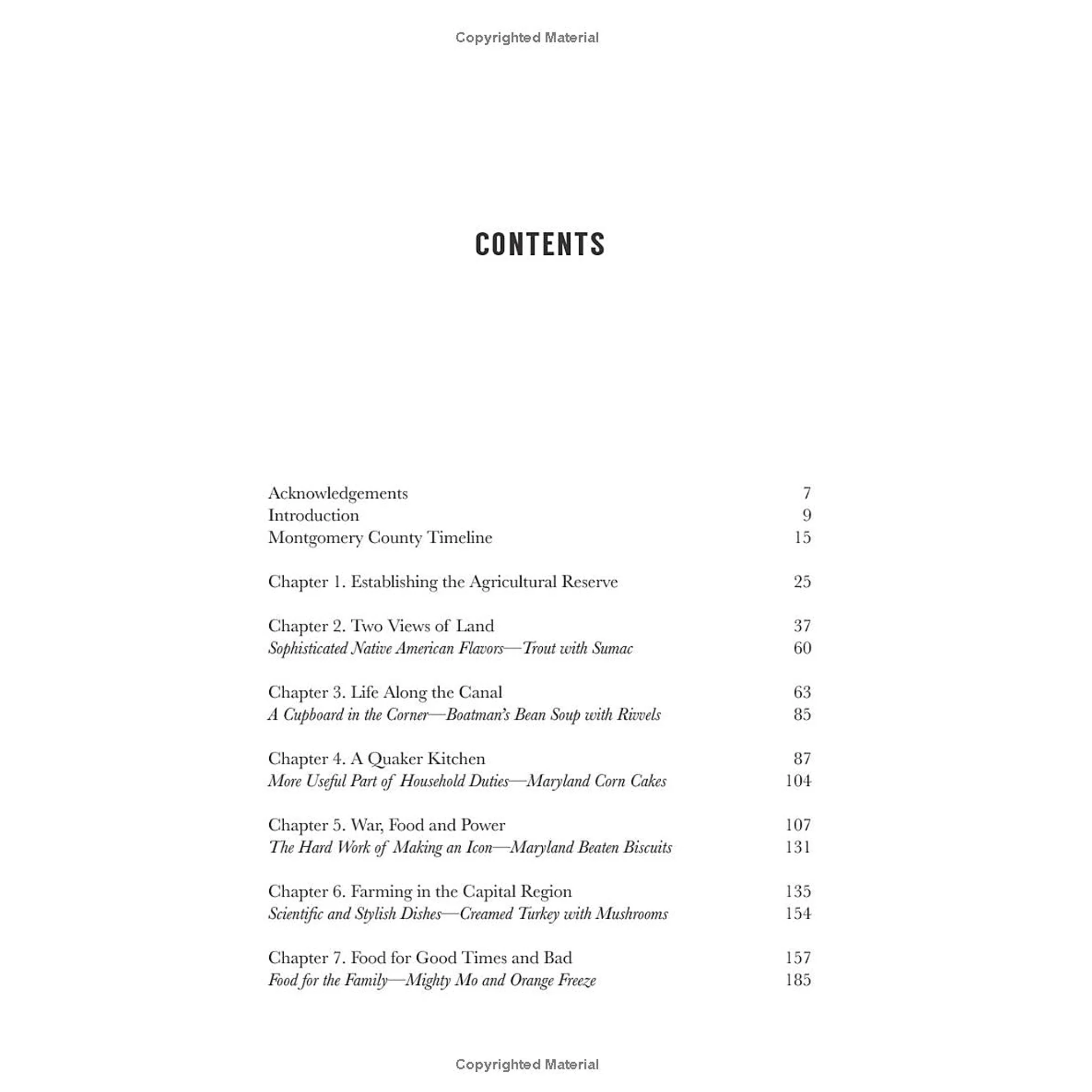 Culinary History of Montgomery County Maryland Book - Image 3