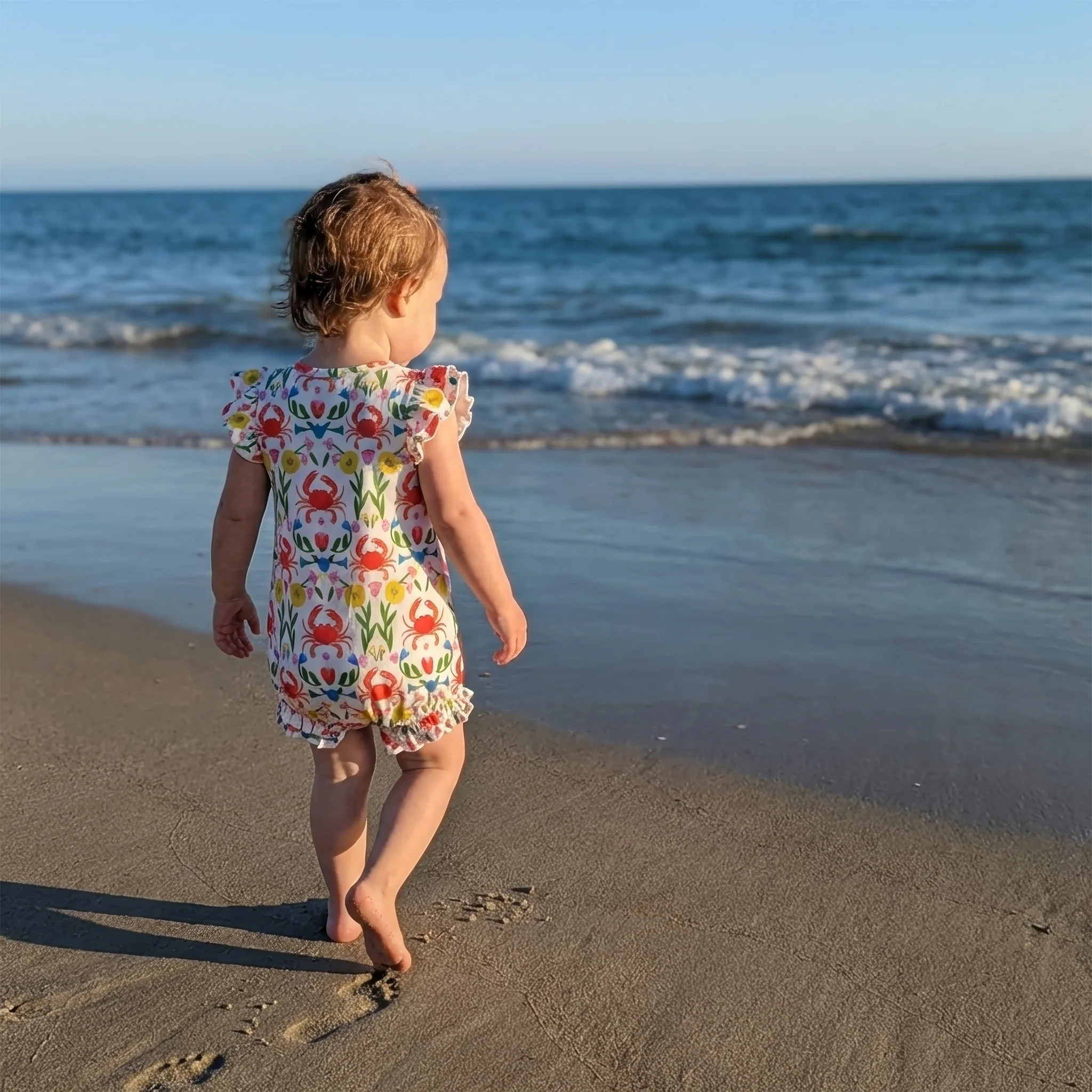 Fiesta Crab Baby Romper - Image 2