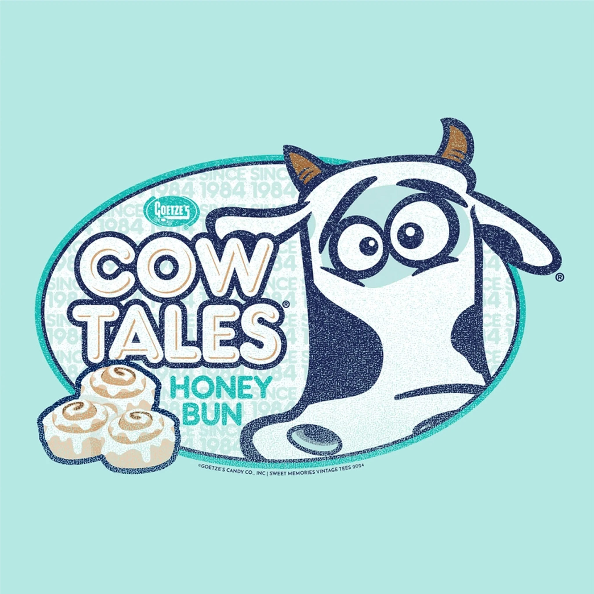 Goetze's Cow Tales Honey Bun Adult T-Shirt - Image 3