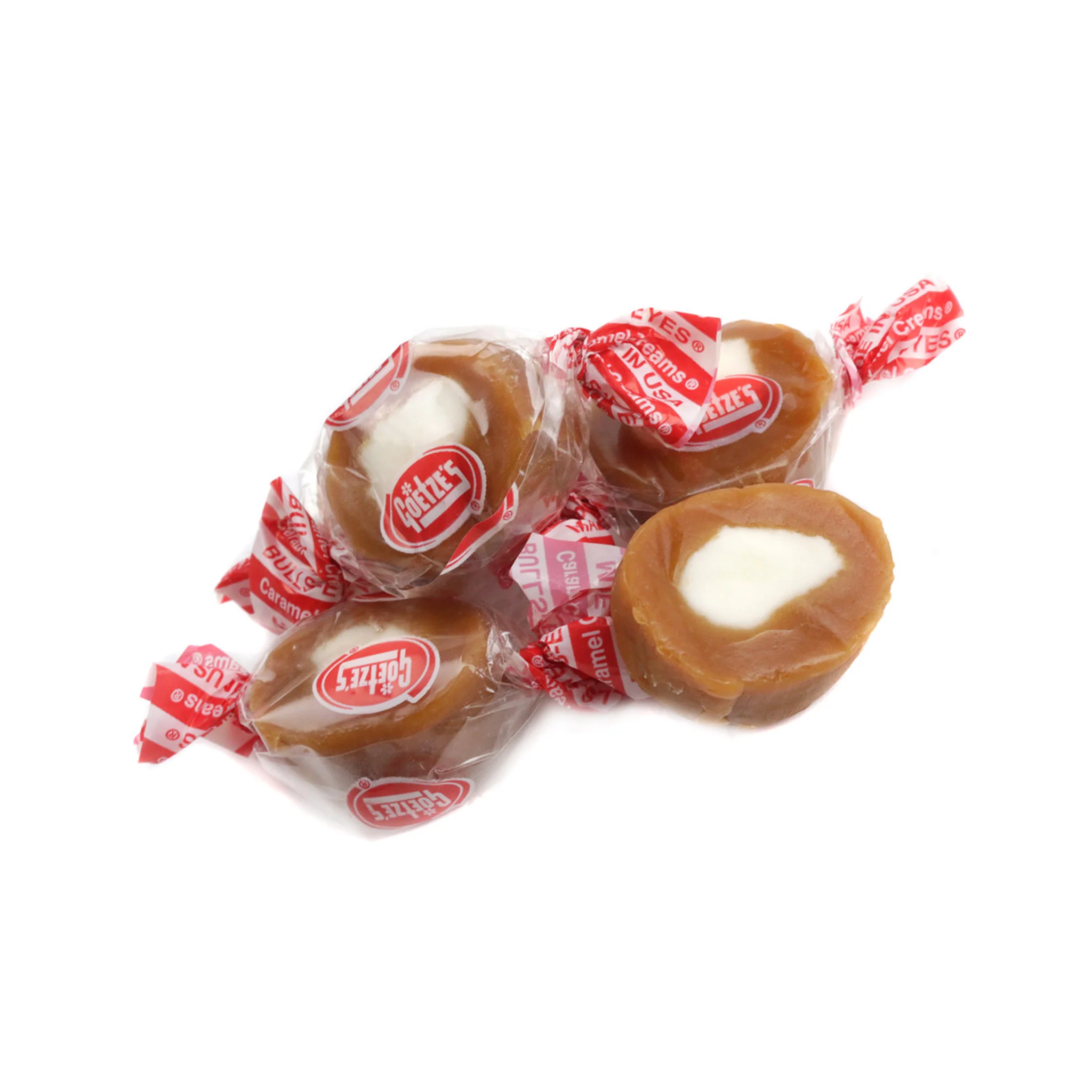 Goetze's Original Caramel Creams Candy Individually Wrapped 4 ounce Bag - Image 2
