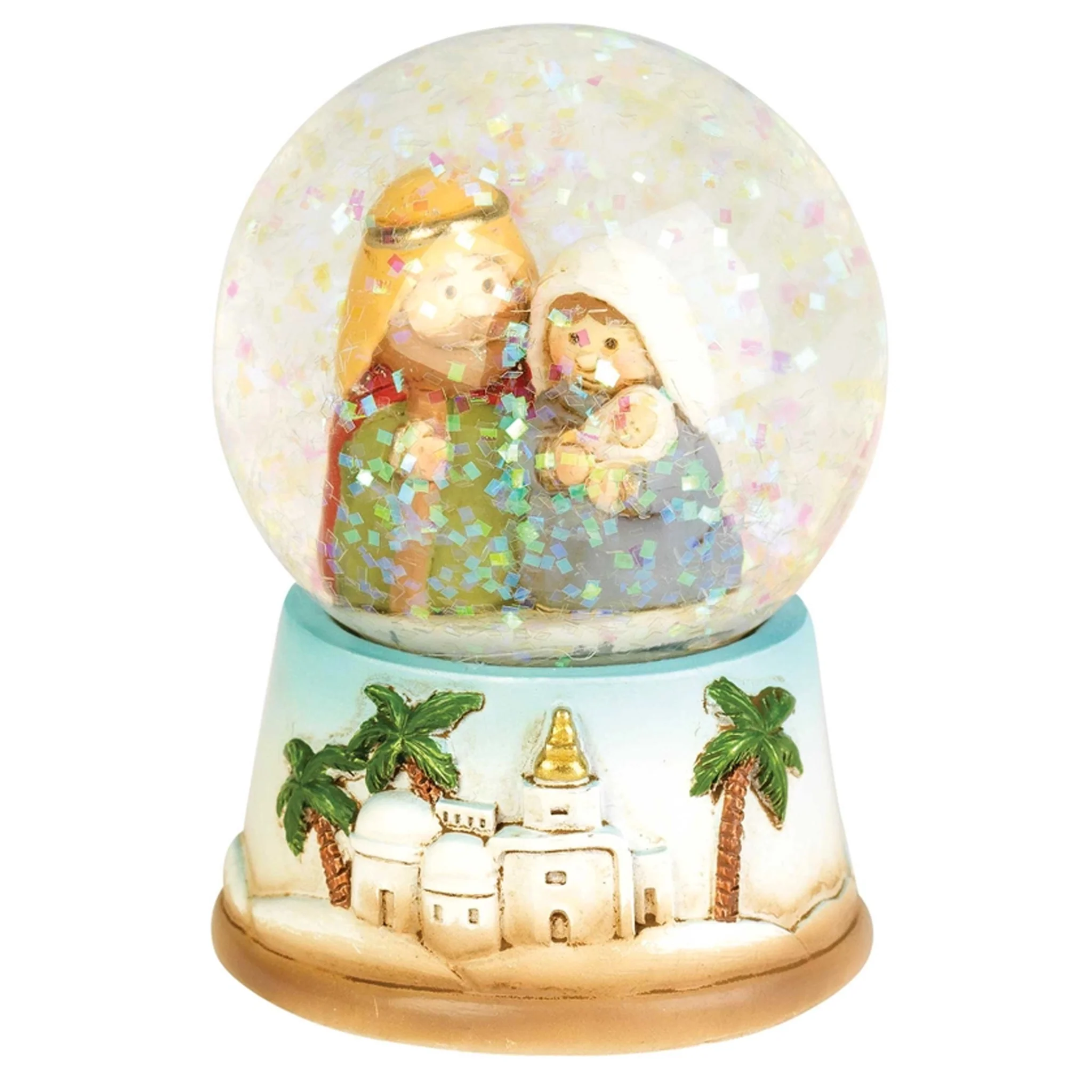 Holy Family Mini Water Globe 2.25" High - Image 2