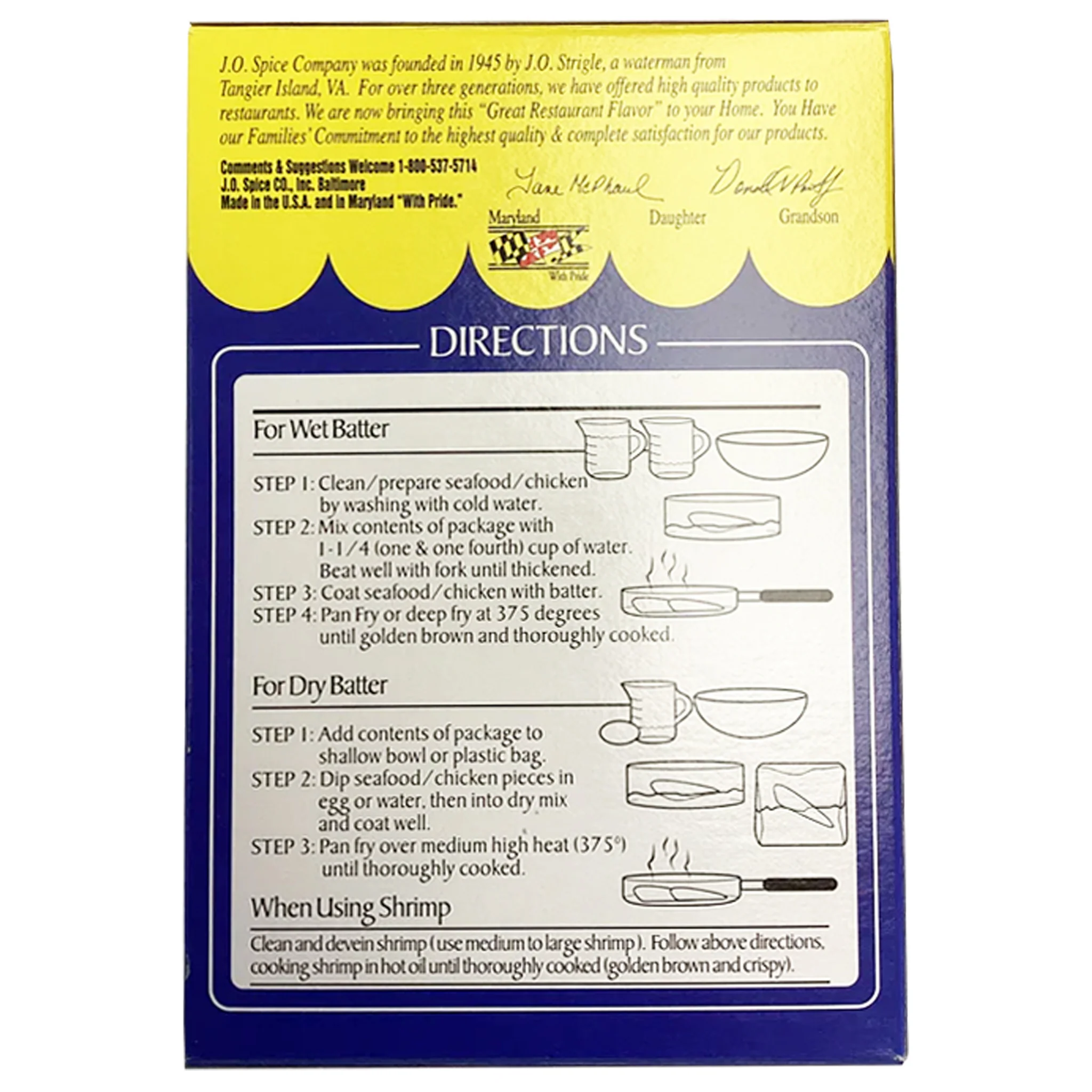 JO Spice Seasoned Southern Fish Fry Breader Mix - Image 2