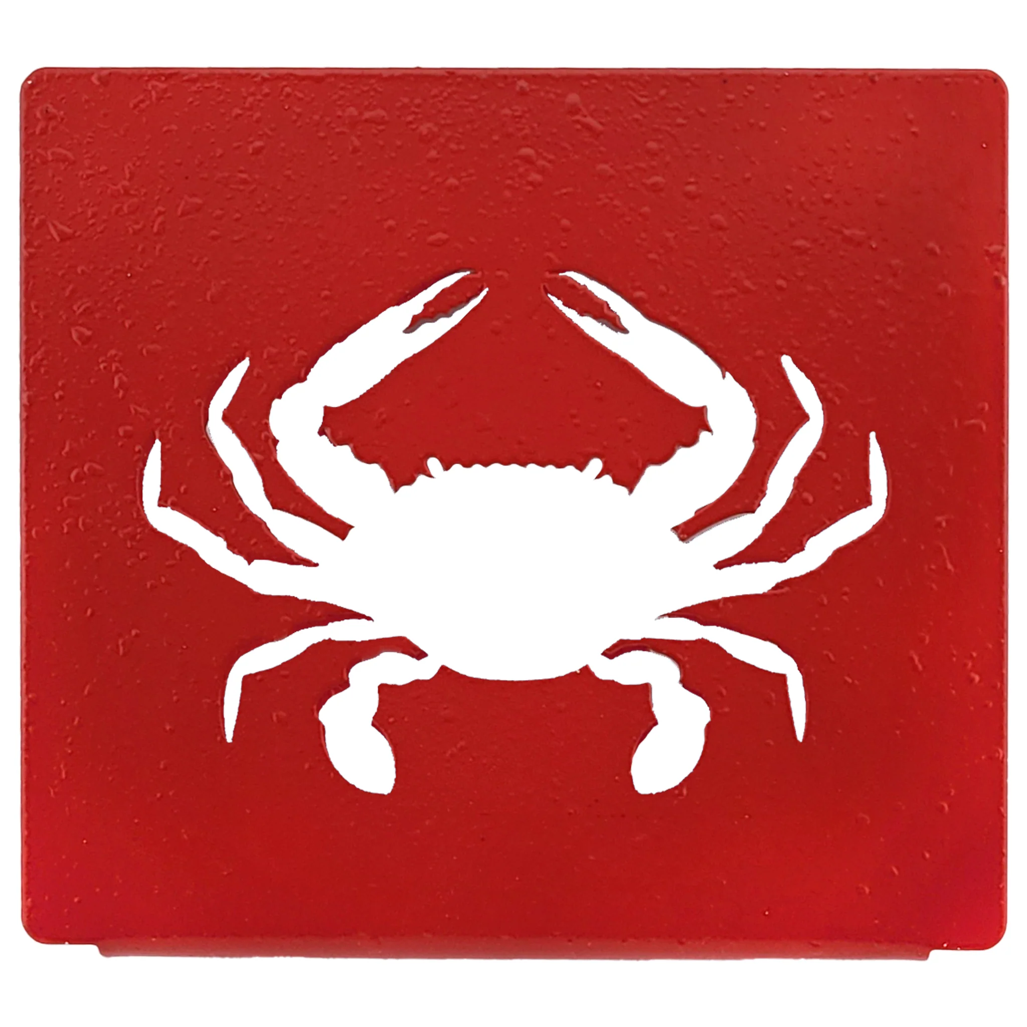Laser Cutout Crab Steel Napkin Holder - Blue or Red - Image 4