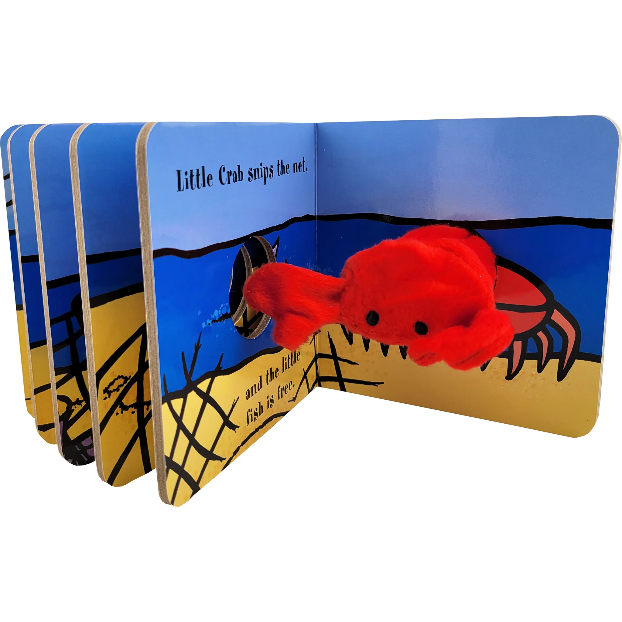Little Crab Finger Puppet Children's Book - Image 3