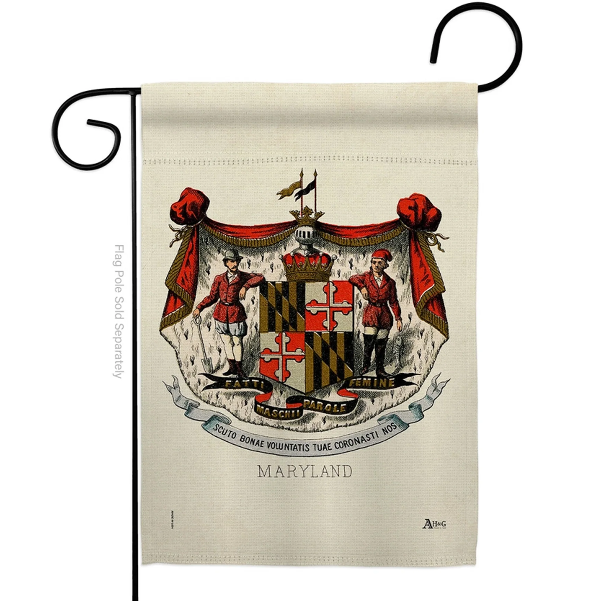 Maryland Coat Of Arms (Sleeve) Flag - Image 2