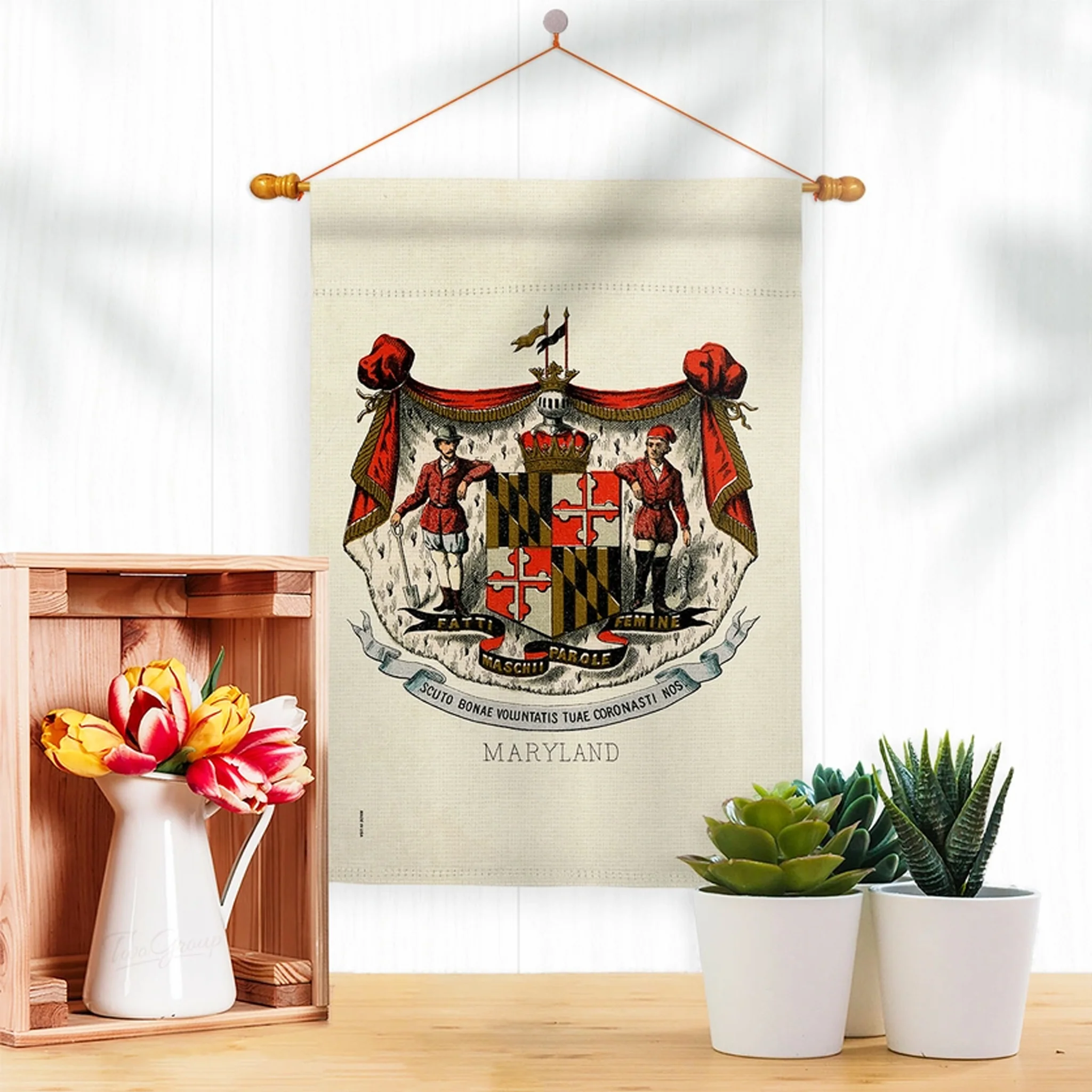 Maryland Coat Of Arms (Sleeve) Flag - Image 4