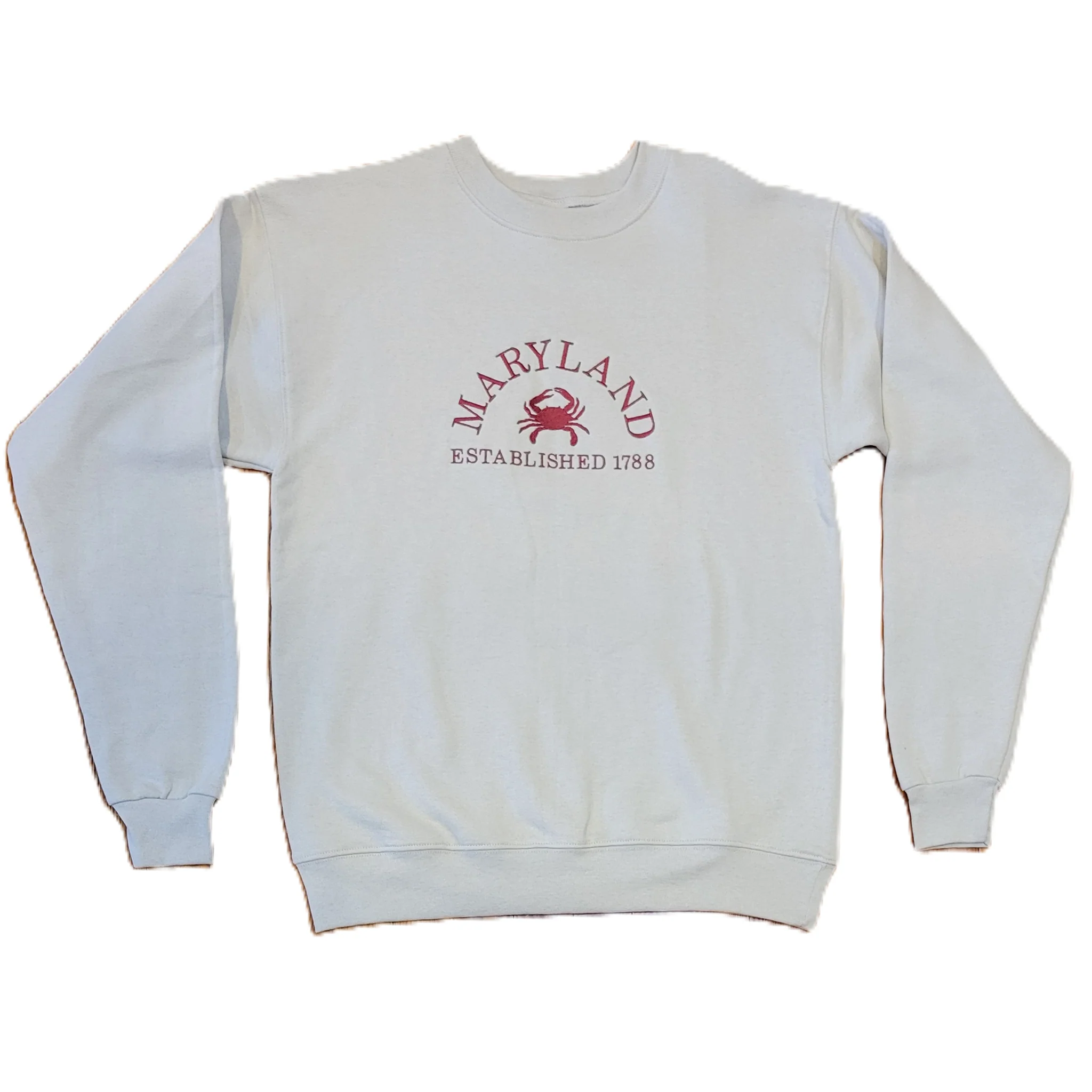 Maryland Established 1788 Crab Embroidered Sweatshirt - Image 5