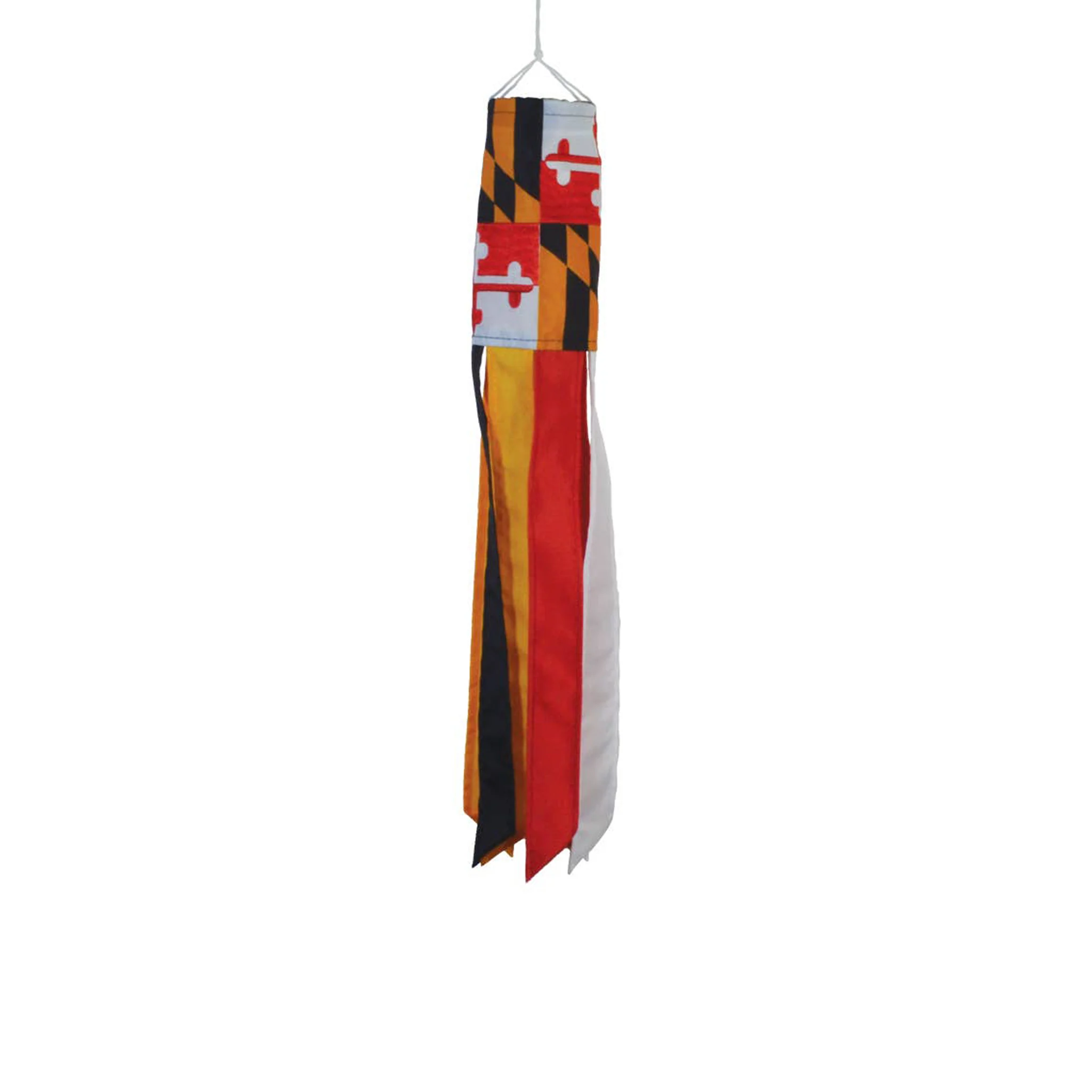 Maryland Flag Embroidered 18" Mini Windsock