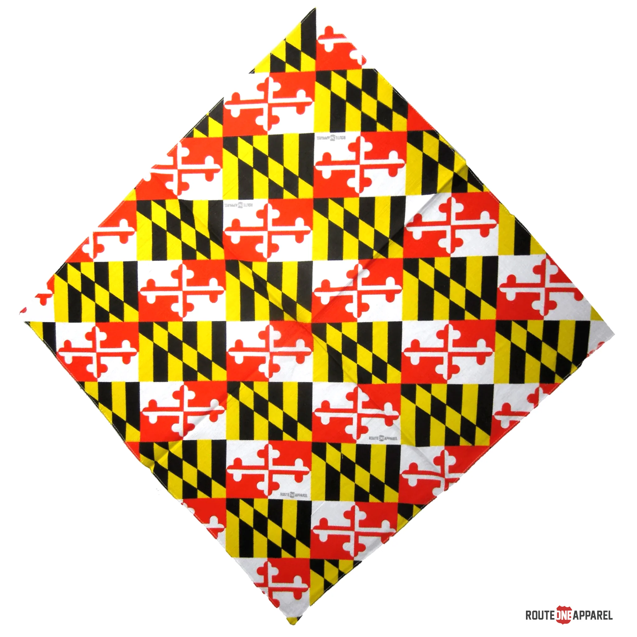 Maryland Flag Bandana Repeat Print