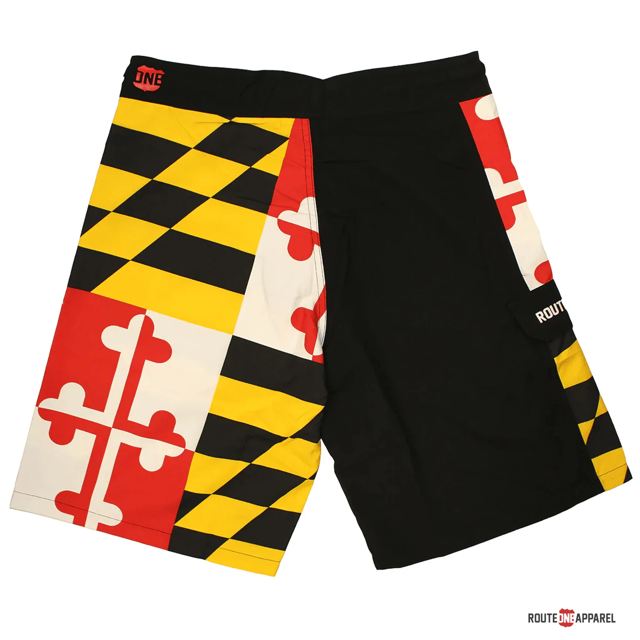 Maryland Flag Boardshorts Mens Black - Image 2