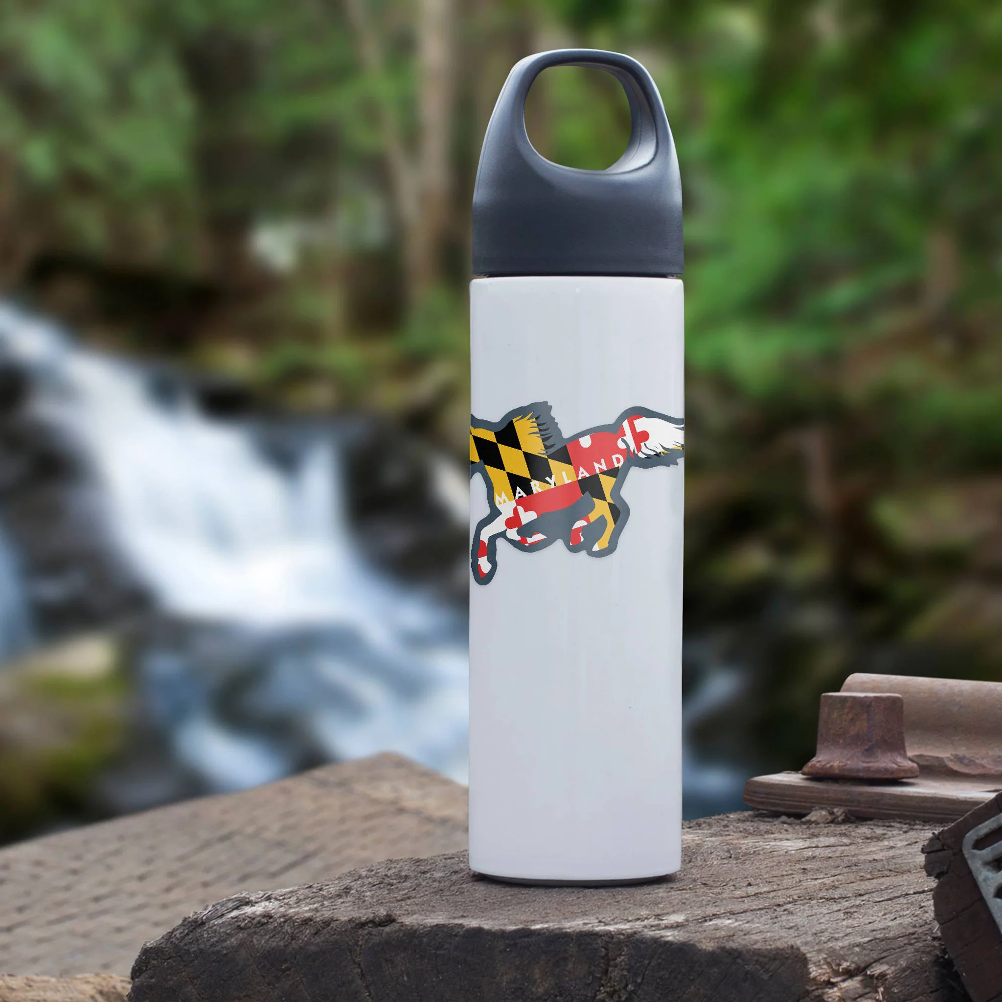 Maryland Flag Horse Die-Cut Sticker - Image 3