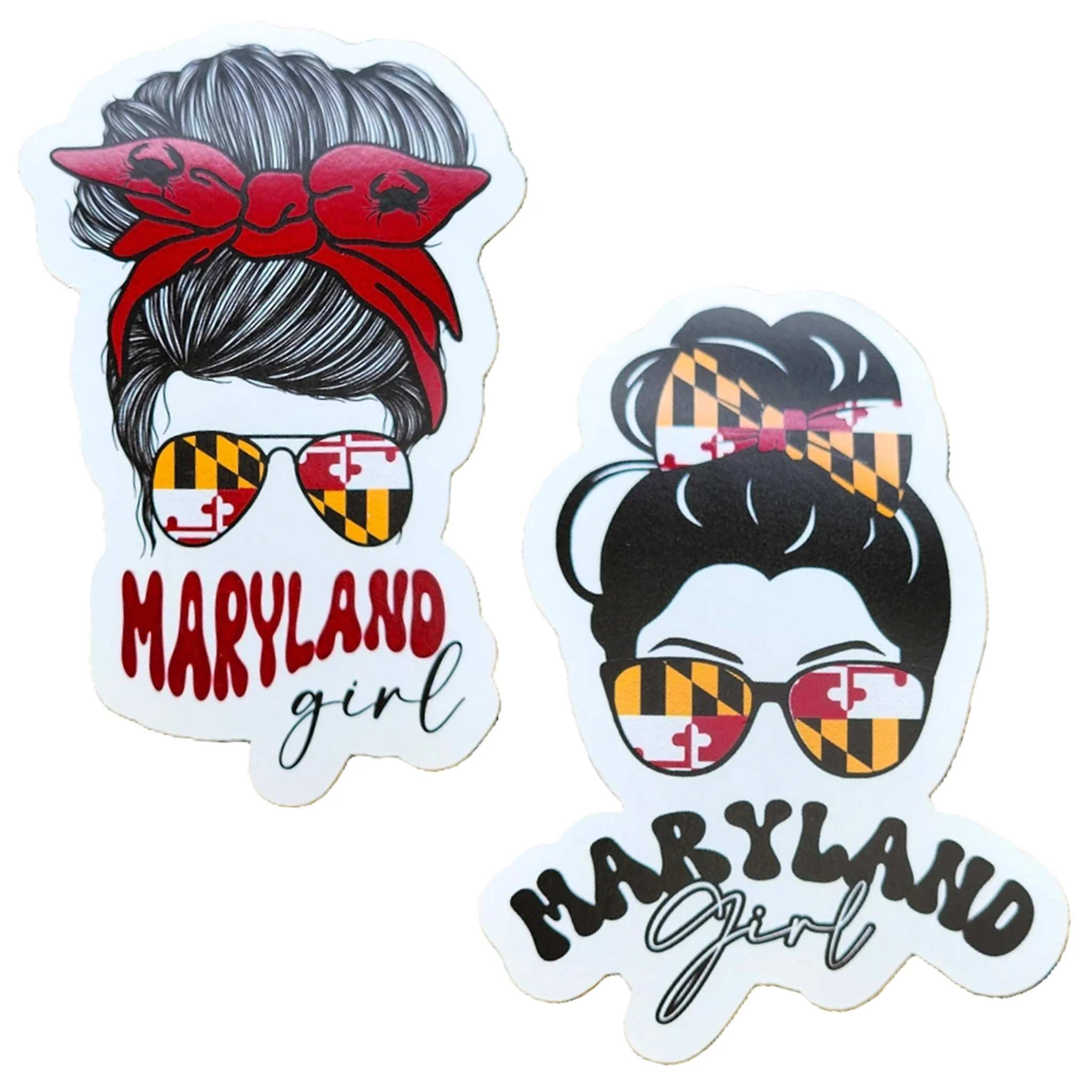 Maryland Girl Die Cut Vinyl Stickers Assorted Designs