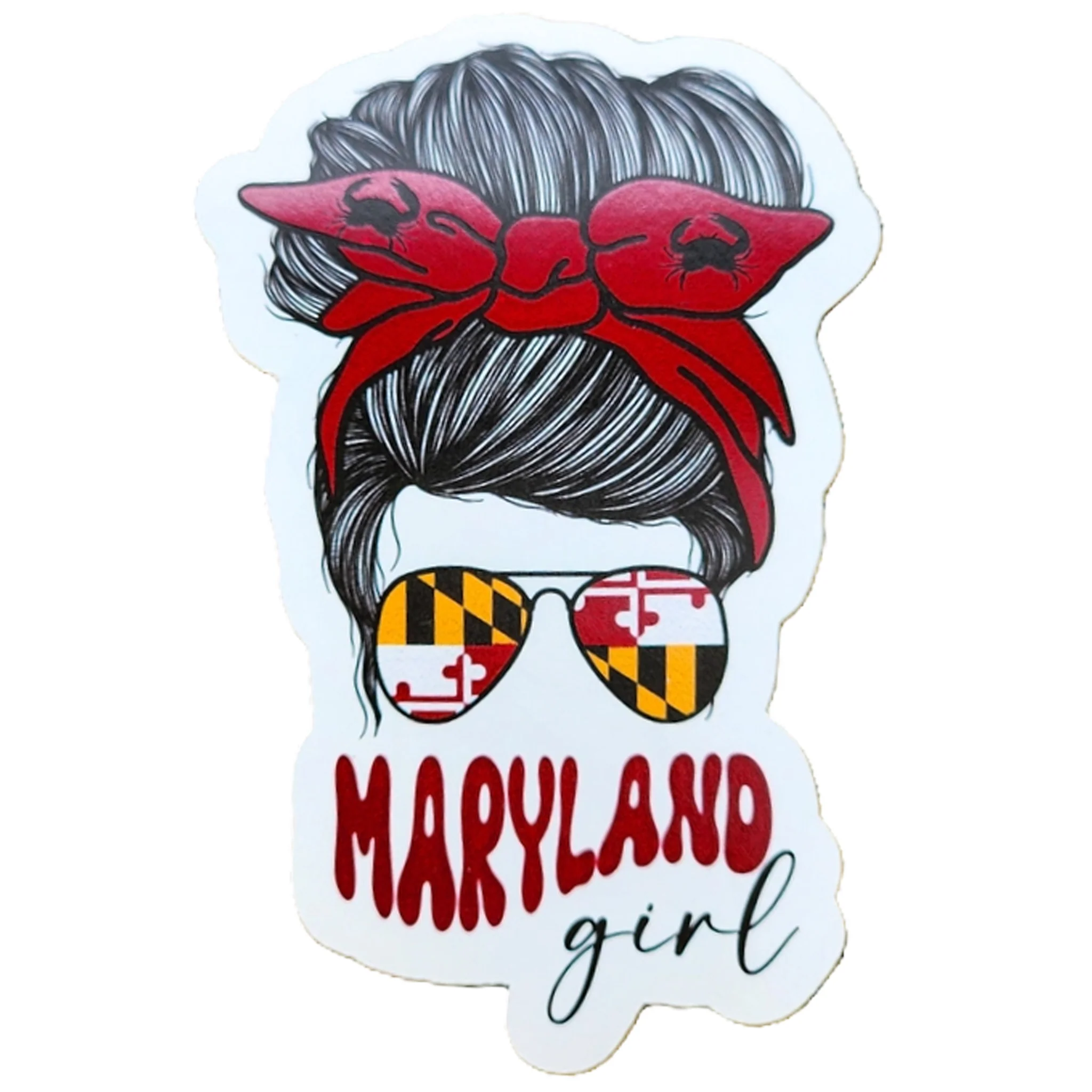 Maryland Girl Die Cut Vinyl Stickers Assorted Designs - Image 2
