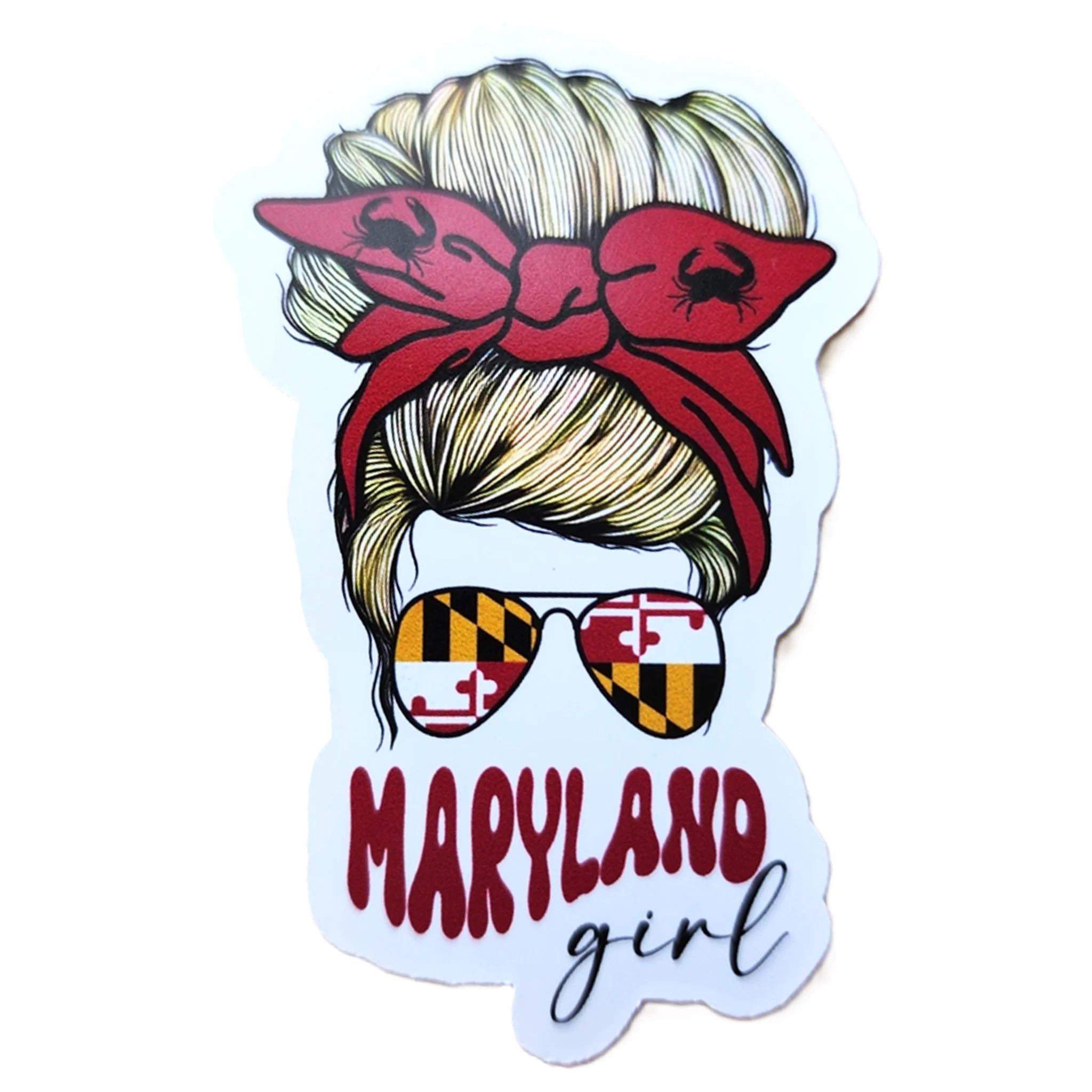 Maryland Girl Die Cut Vinyl Stickers Assorted Designs - Image 4