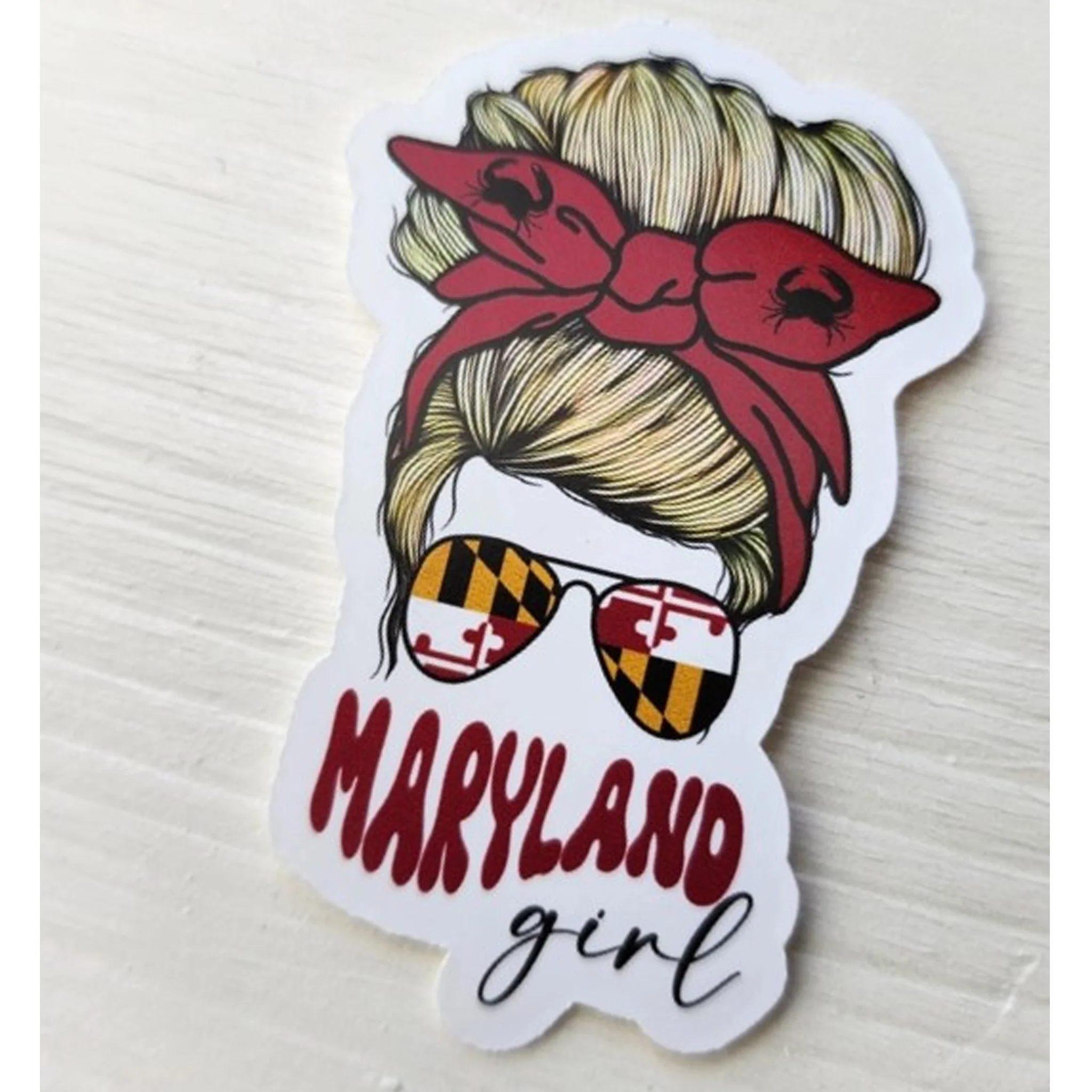 Maryland Girl Die Cut Vinyl Stickers Assorted Designs - Image 7