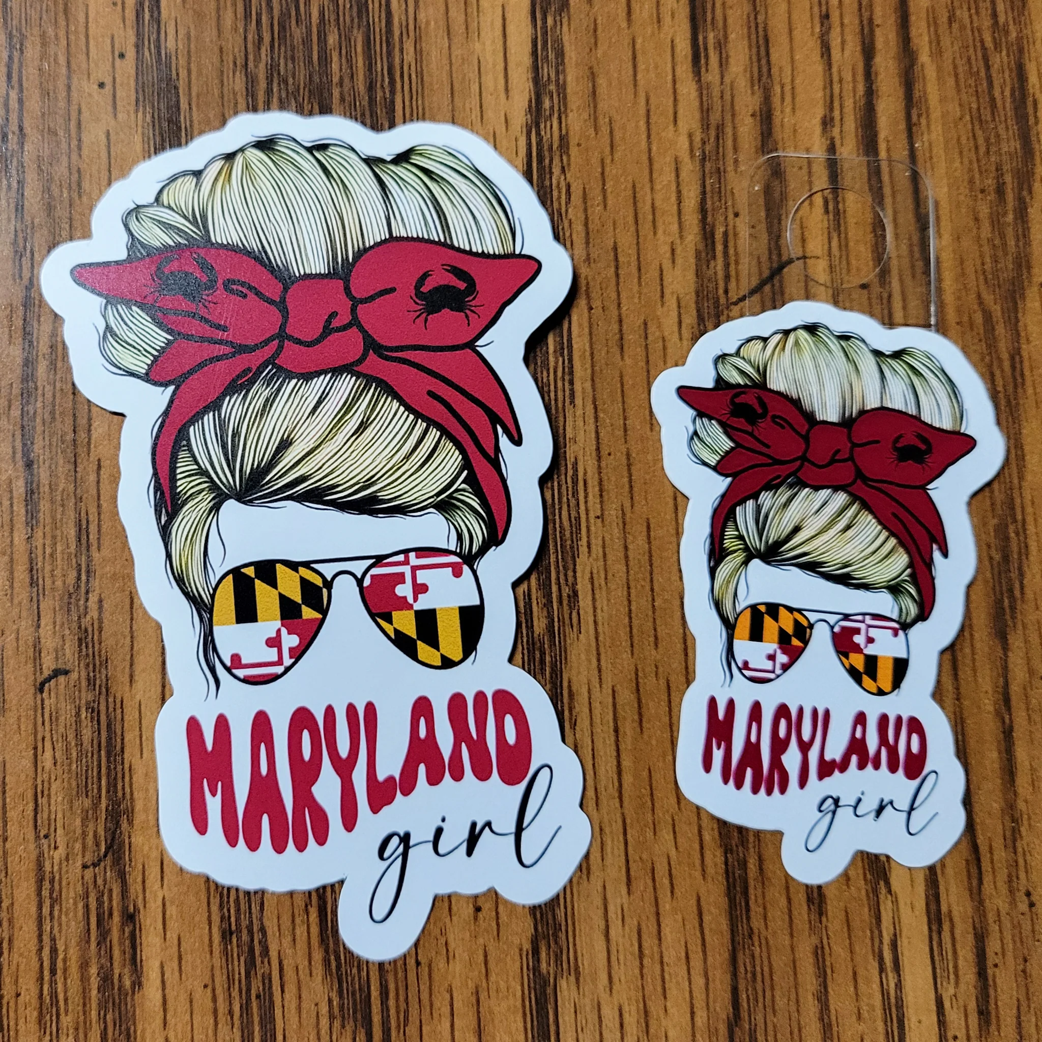 Maryland Girl Die Cut Vinyl Stickers Assorted Designs - Image 9