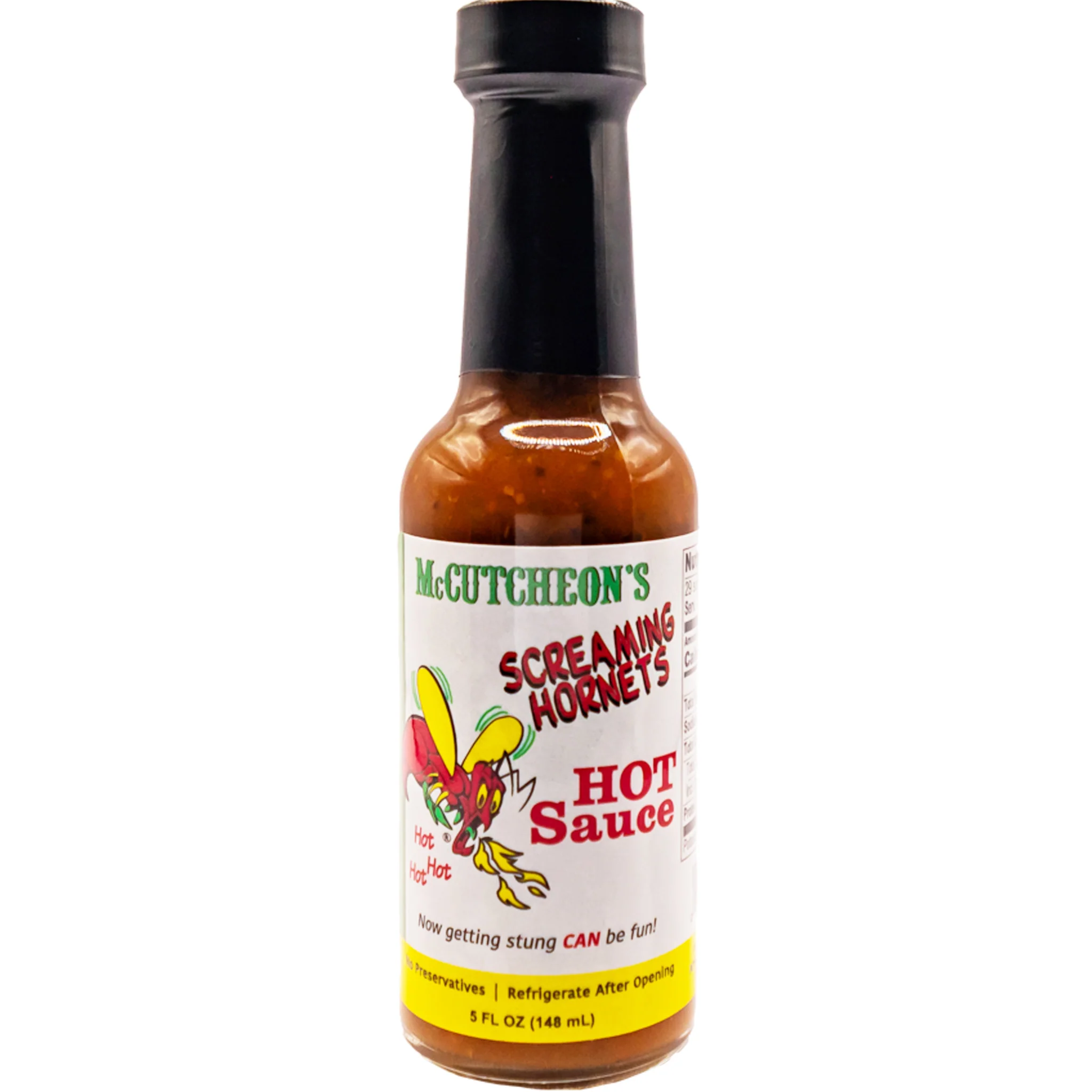 McCutcheon's Screaming Hornets Hot Sauce 5oz.