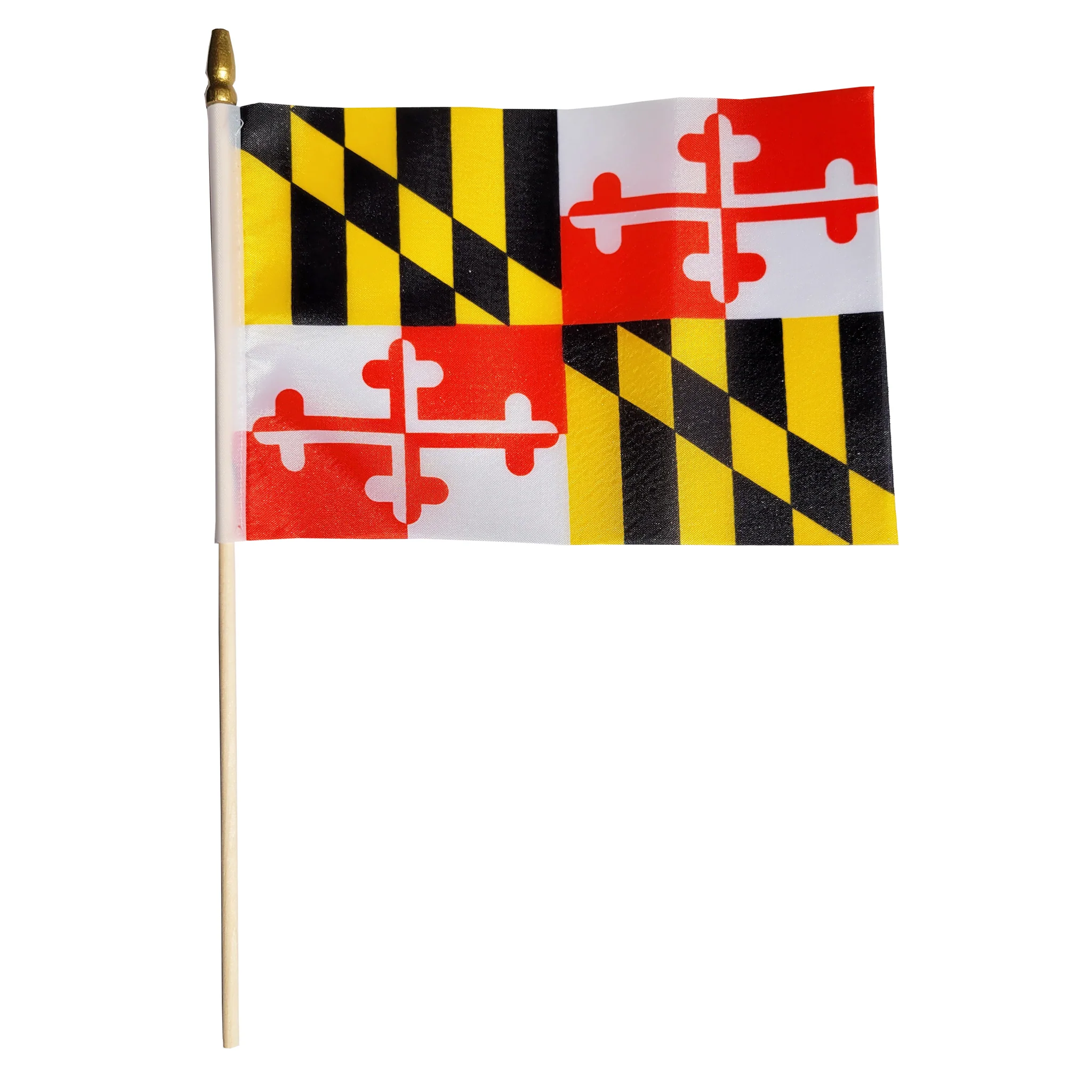 Maryland State Flag Mini On Stick