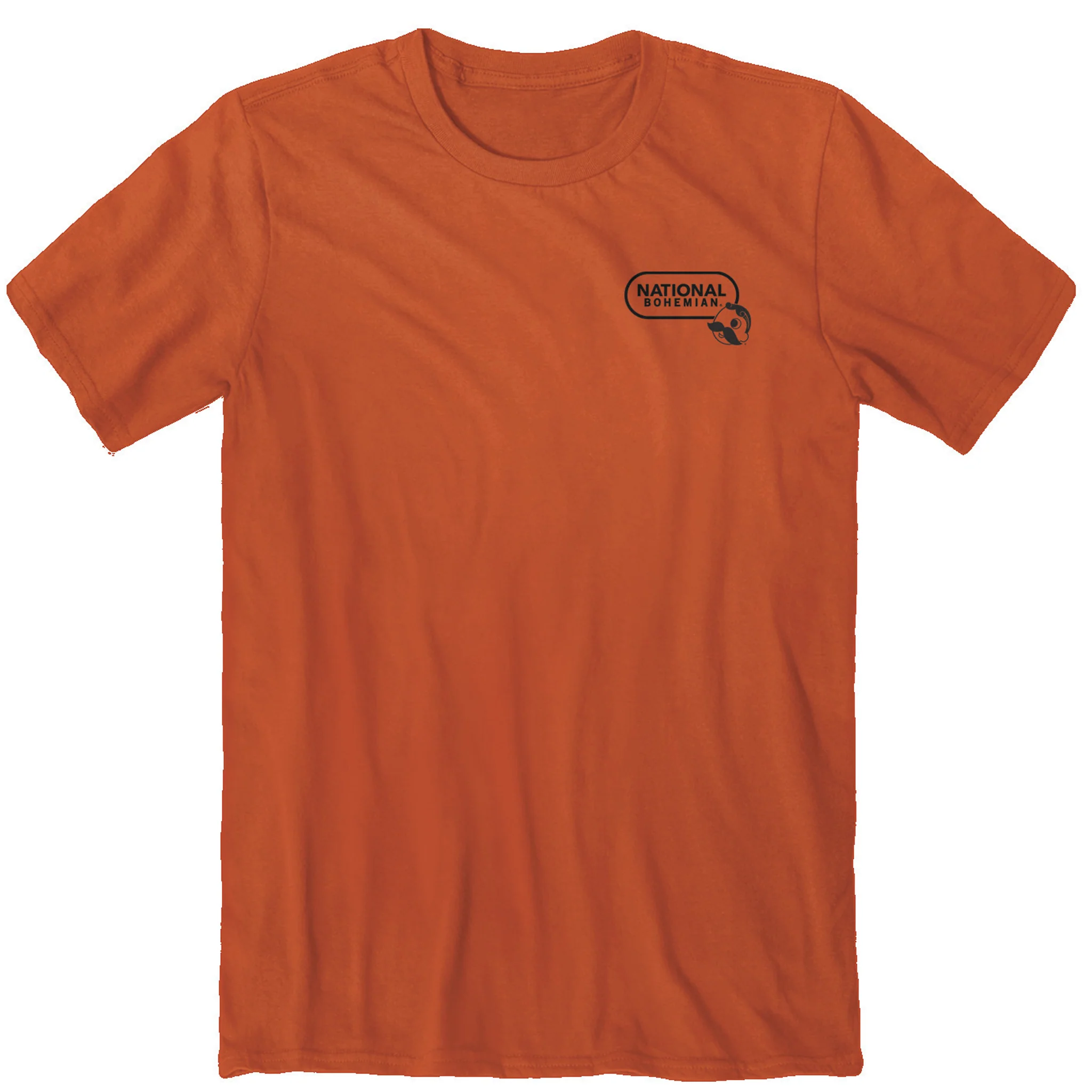Natty Boh Ain't The Beer Cold Baseball Orange T-Shirt - Image 2