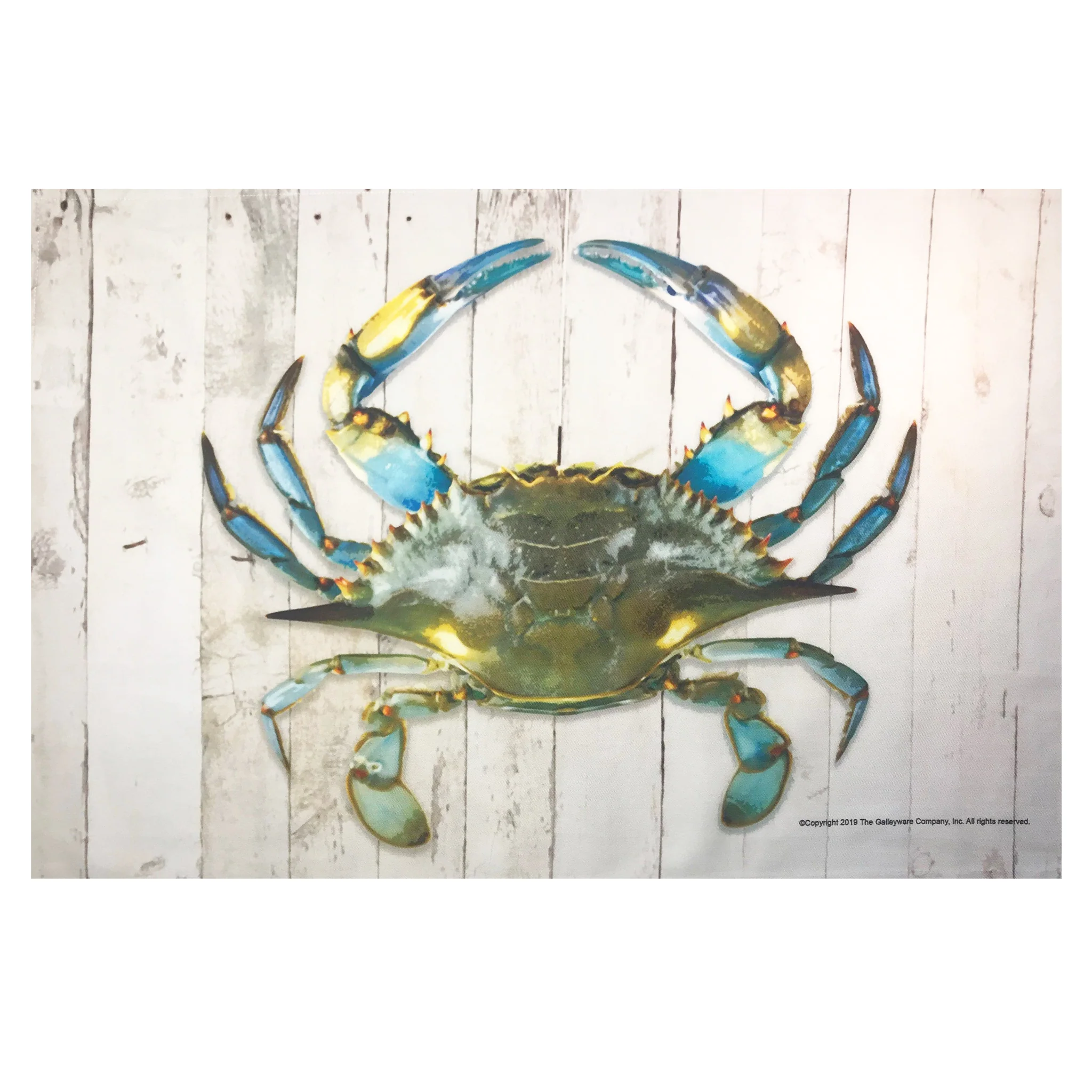 Natural Blue Crab Kitchen Towel