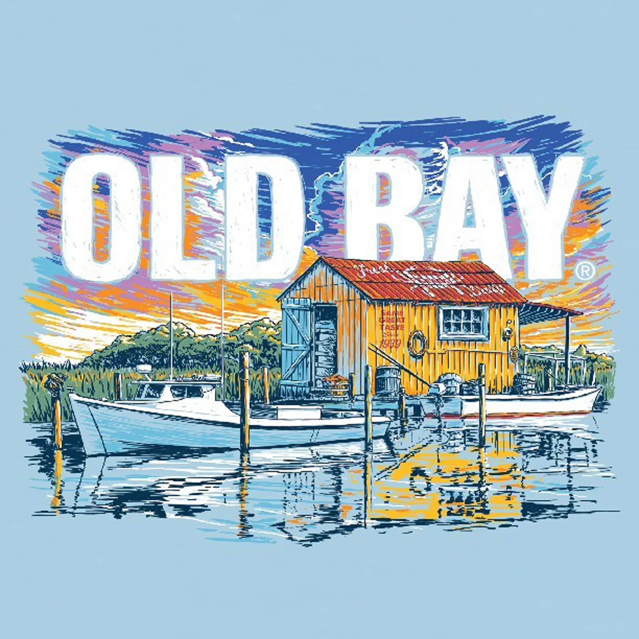 Old Bay Seasoning Crab Shack Long Sleeve T-Shirt - Image 2
