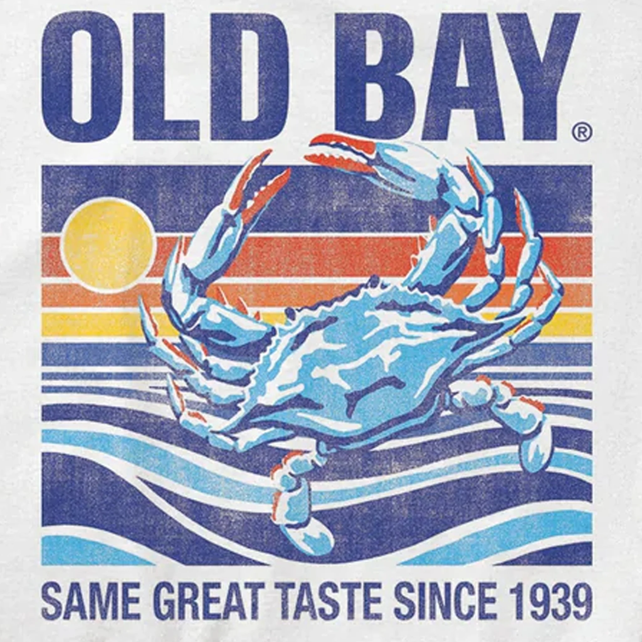 Old Bay Seasoning Retro Crab Scene T-Shirt - Image 2