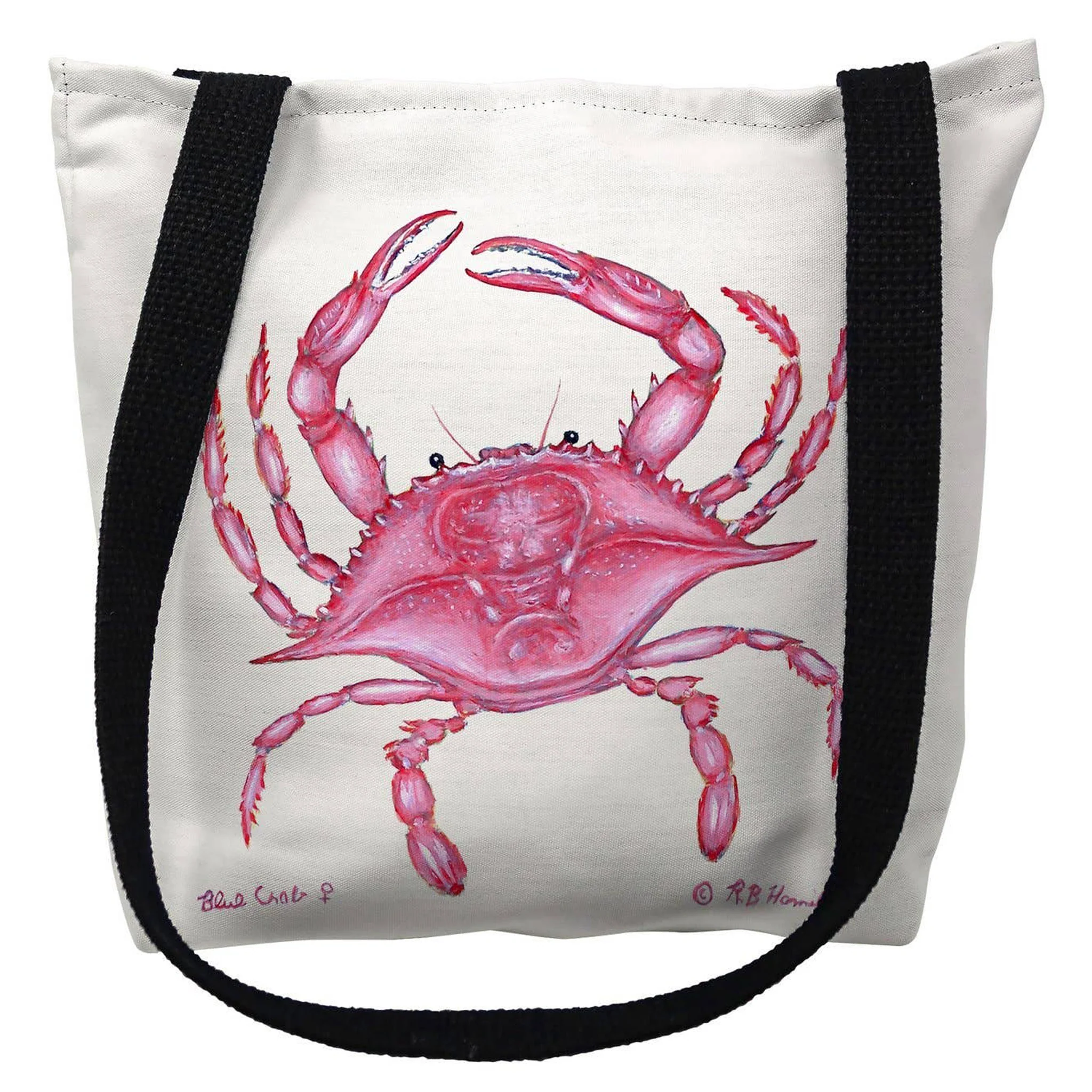 Pink Crab Totebag
