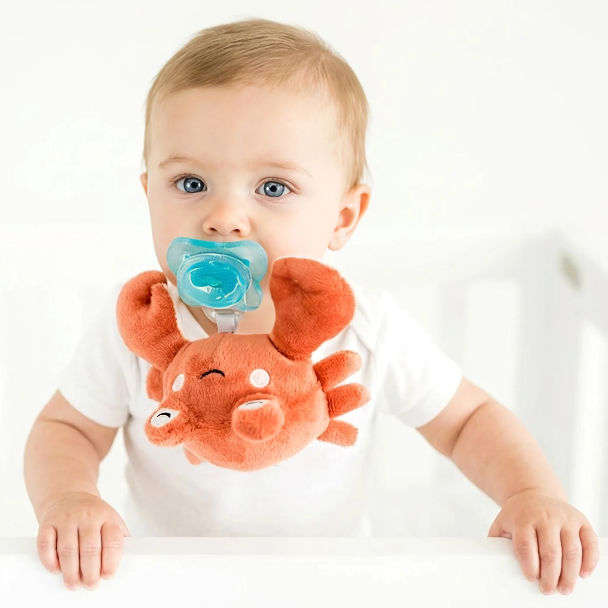 Plush Crab Toy Baby Pacifier Pacibuddy - Image 2