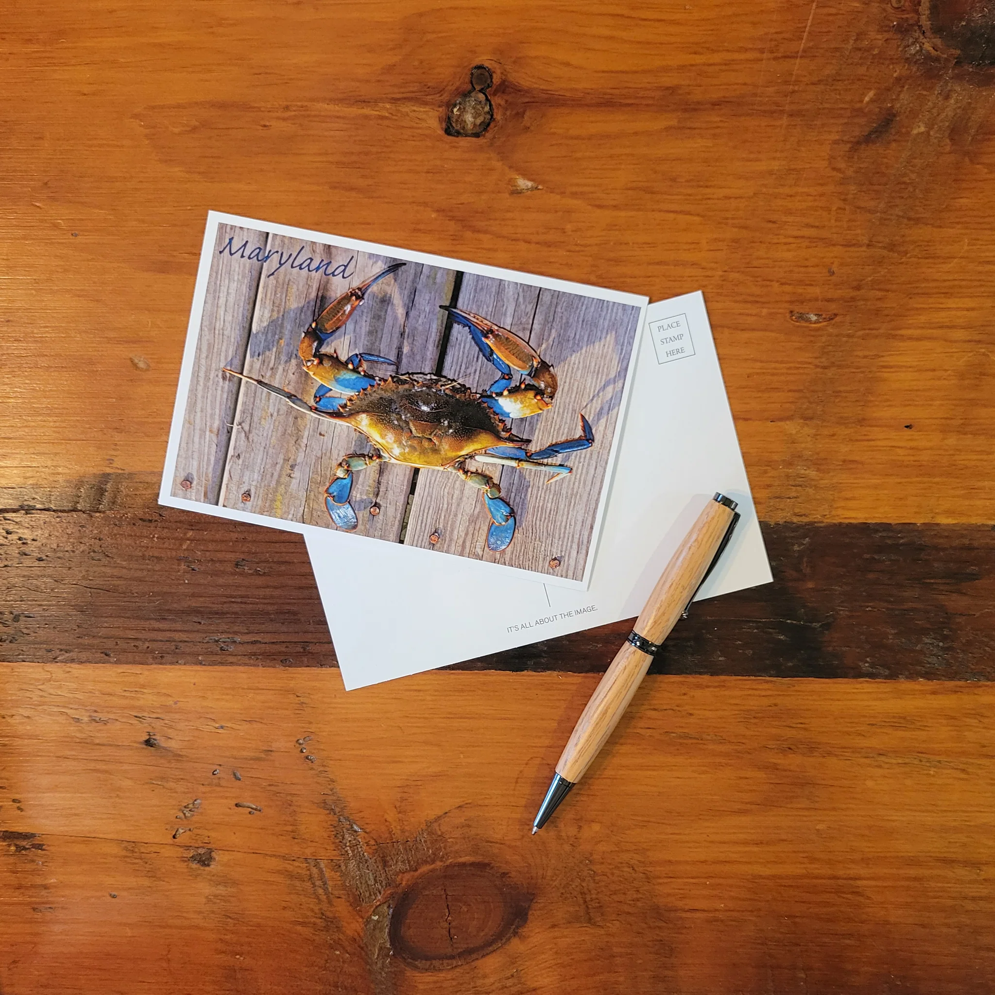 Postcard - Natural Blue Crab Maryland - Image 2