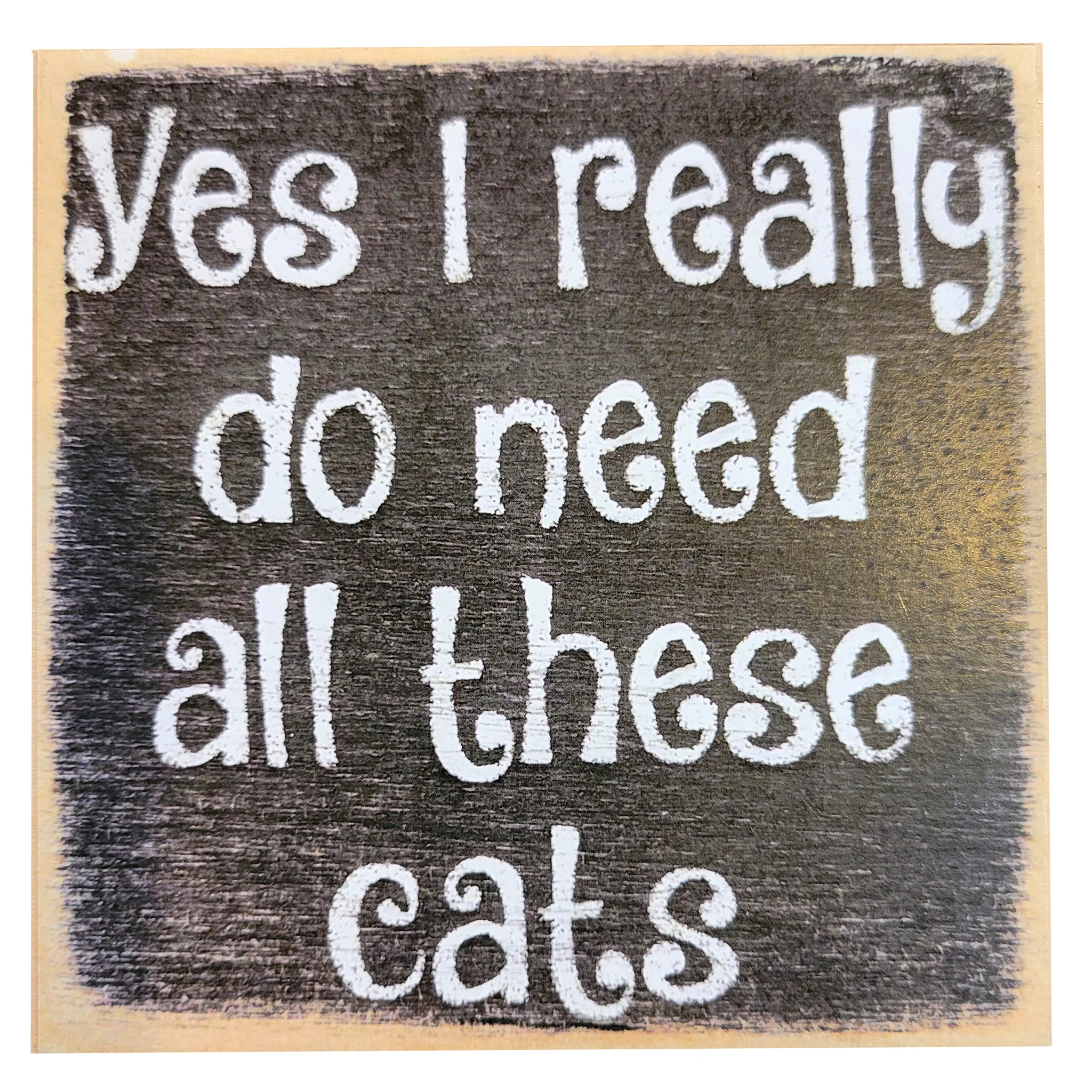 Print Block Sign 4"x4" Assorted Designs - Image 31