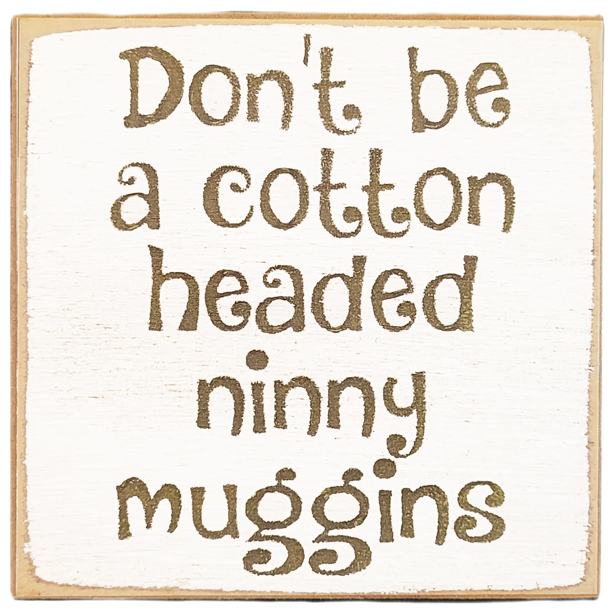 Print Block Sign 4"x4" Assorted Designs - Image 41