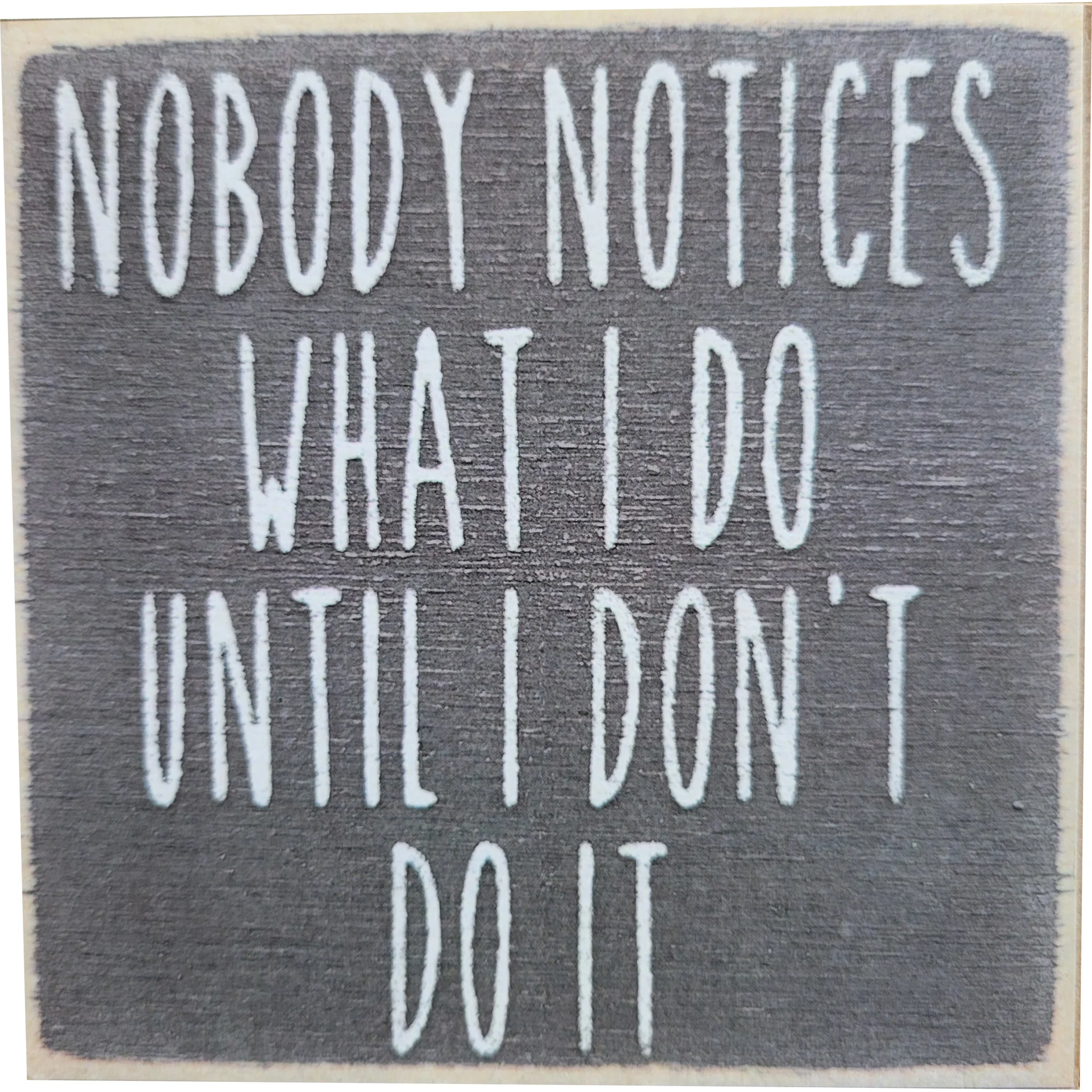 Print Block Sign 4"x4" Assorted Designs - Image 60