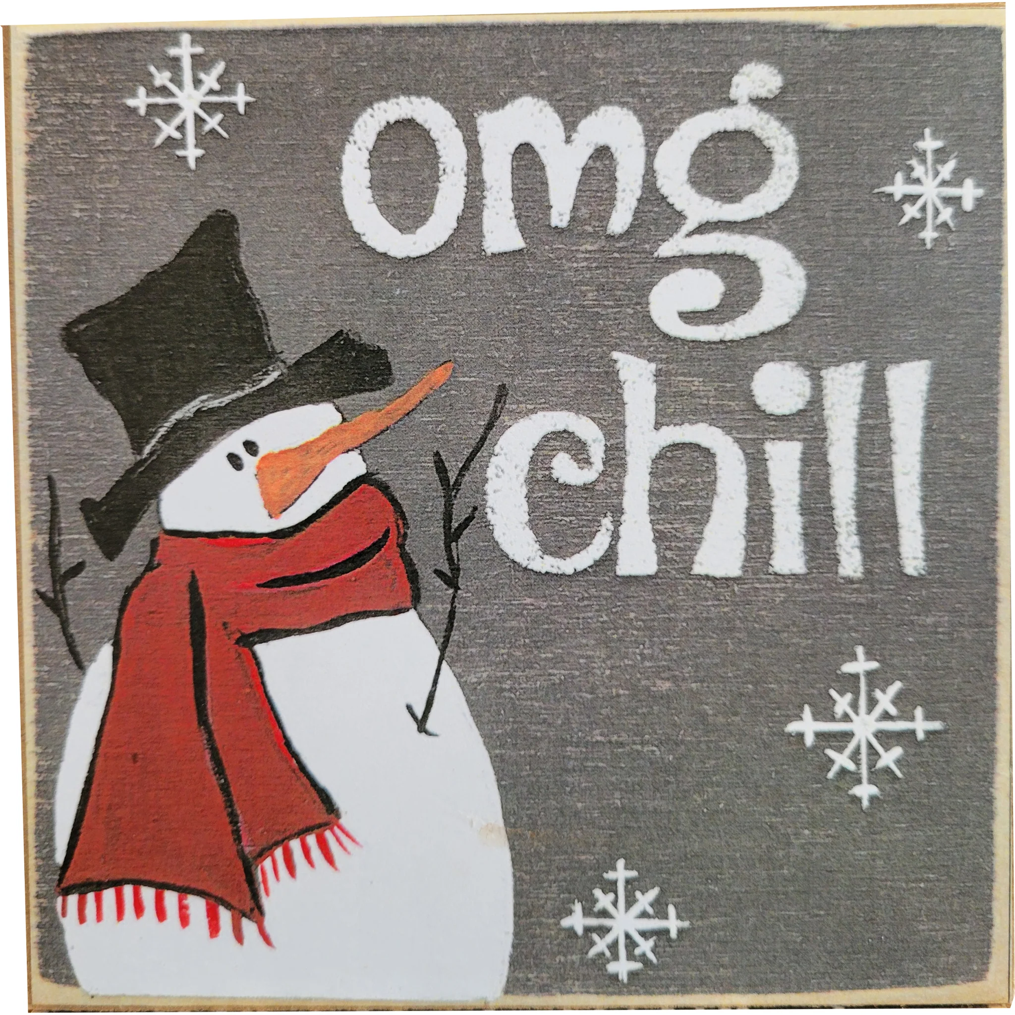 Print Block Sign 4"x4" Assorted Designs - Image 62