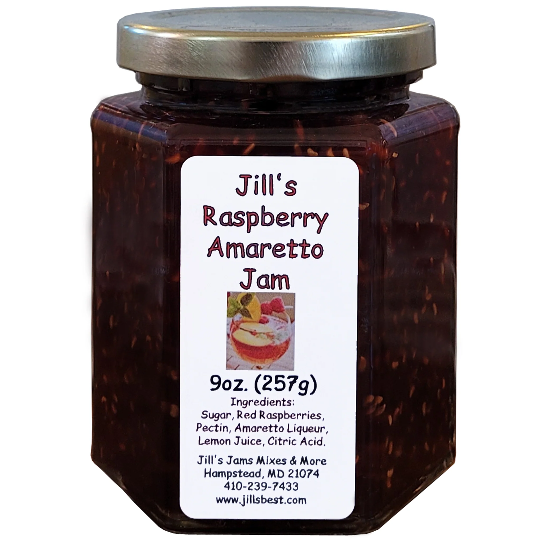 Jill's Raspberry Amaretto Gourmet Jam