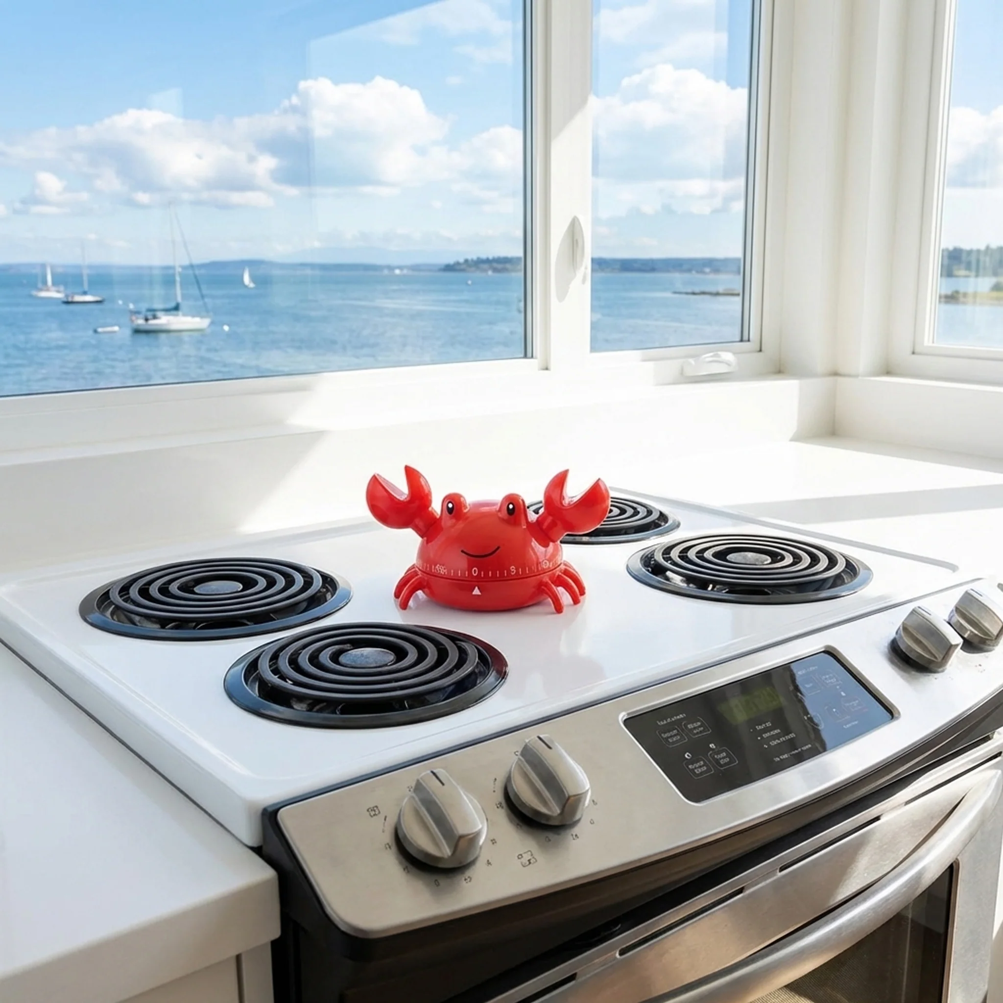 Red Crab Manual Kitchen Timer - Image 2