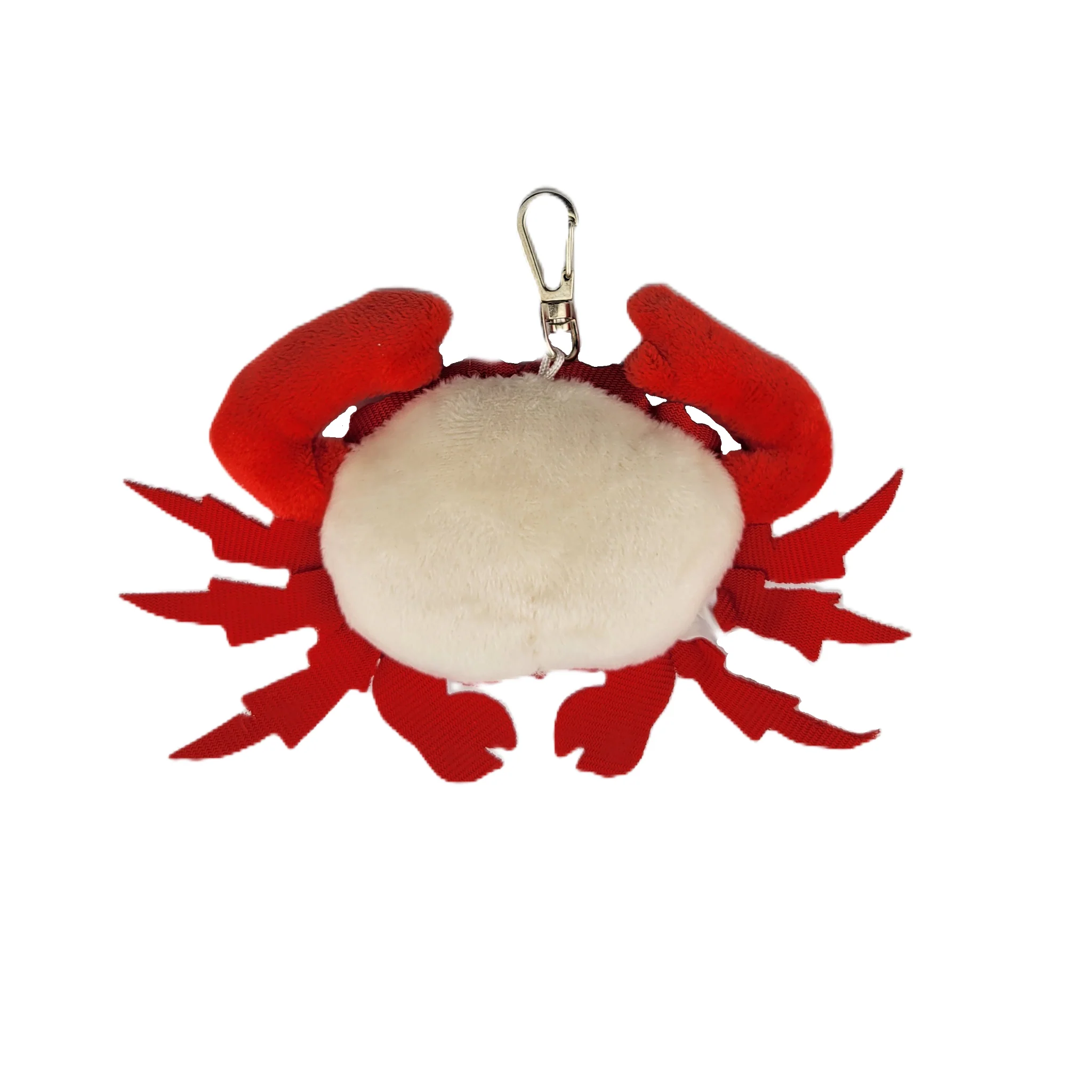 Red Crab Plush MINI Key Chain Backpack Clip Toy - Image 3